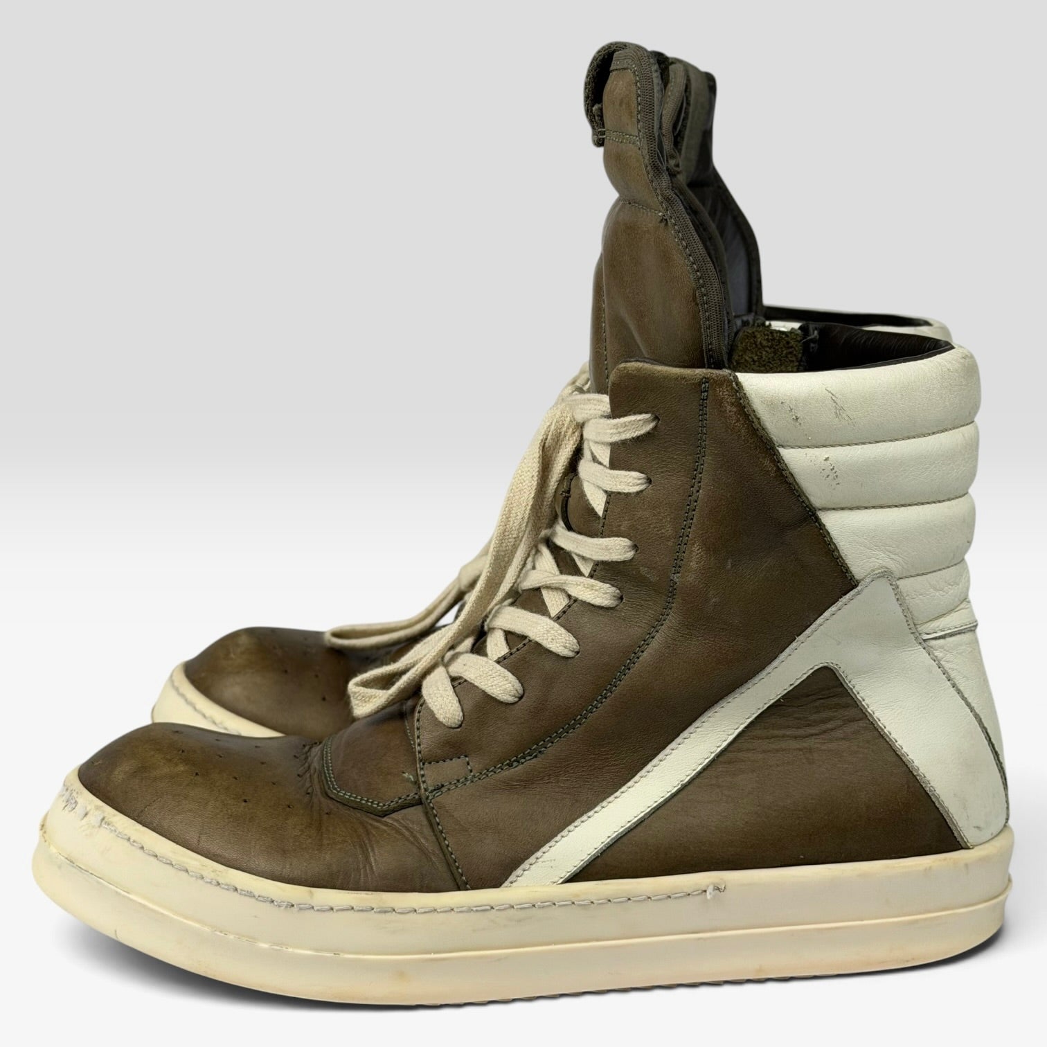 Rick Owens Geobasket Brown/Milk 2016