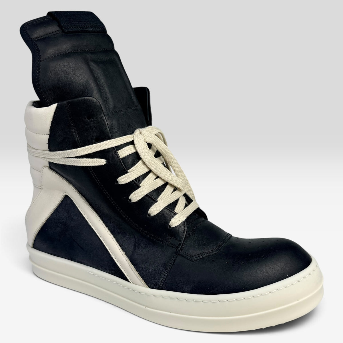 Rick Owens Geobasket Black/Milk