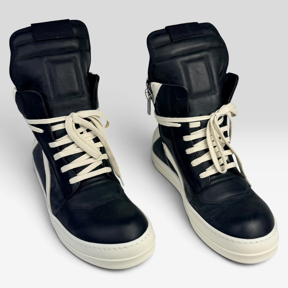 Rick Owens Geobasket Black/Milk