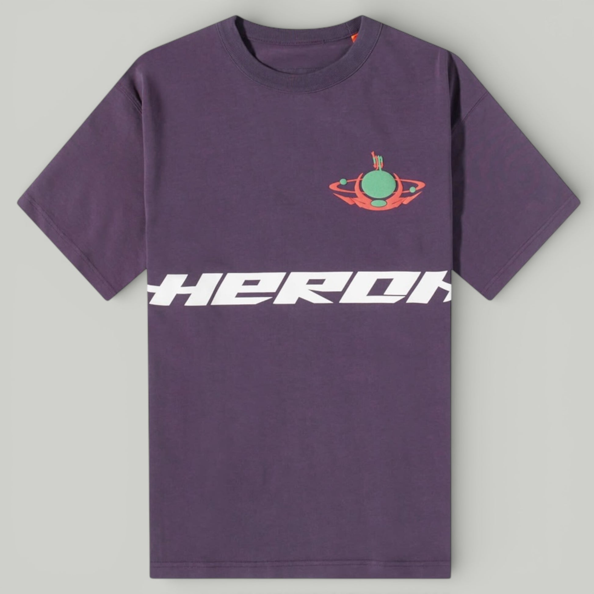 Heron Preston Purple HP Globe T-shirt