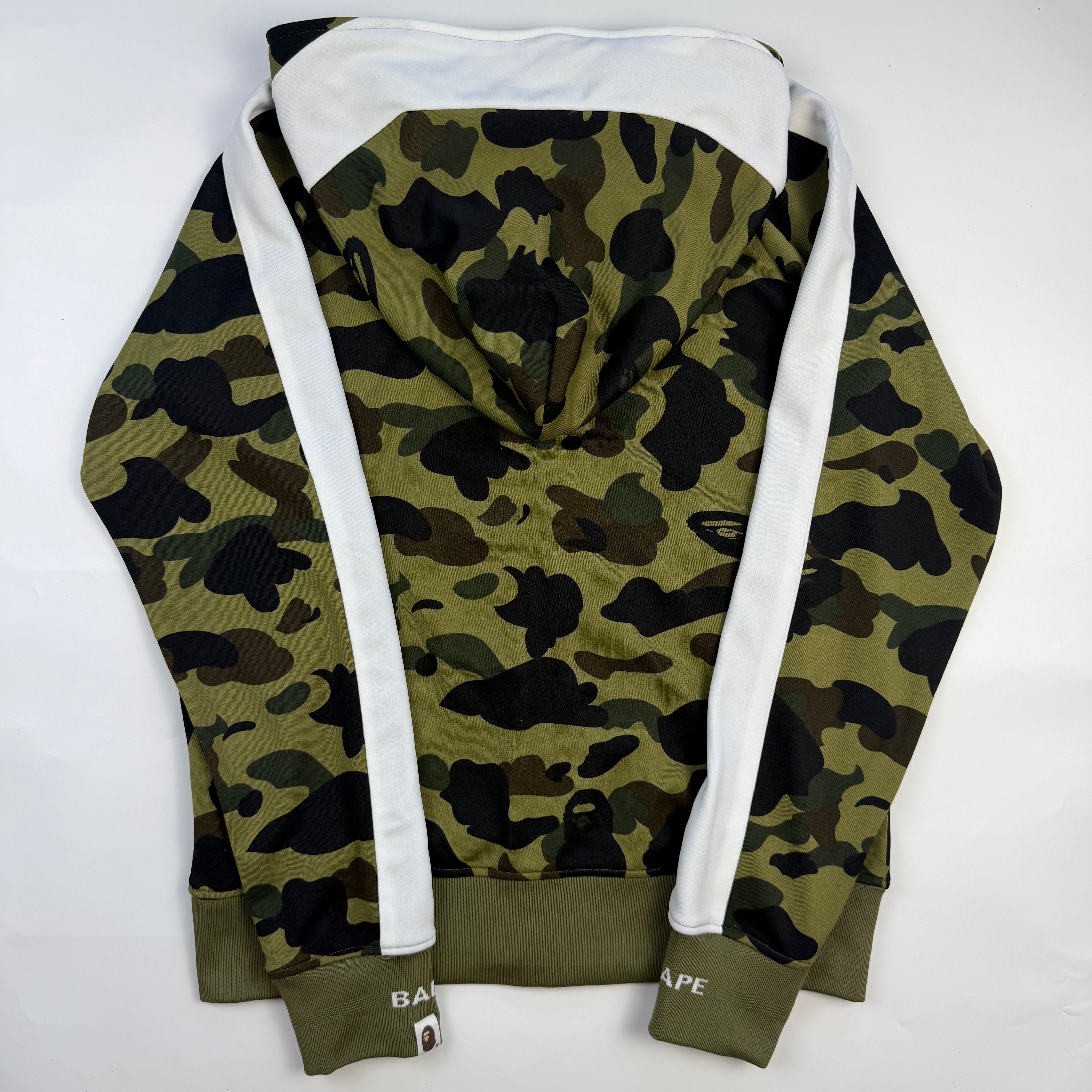 BAPE 1st Camo WGM Full Zip Hoodie Green