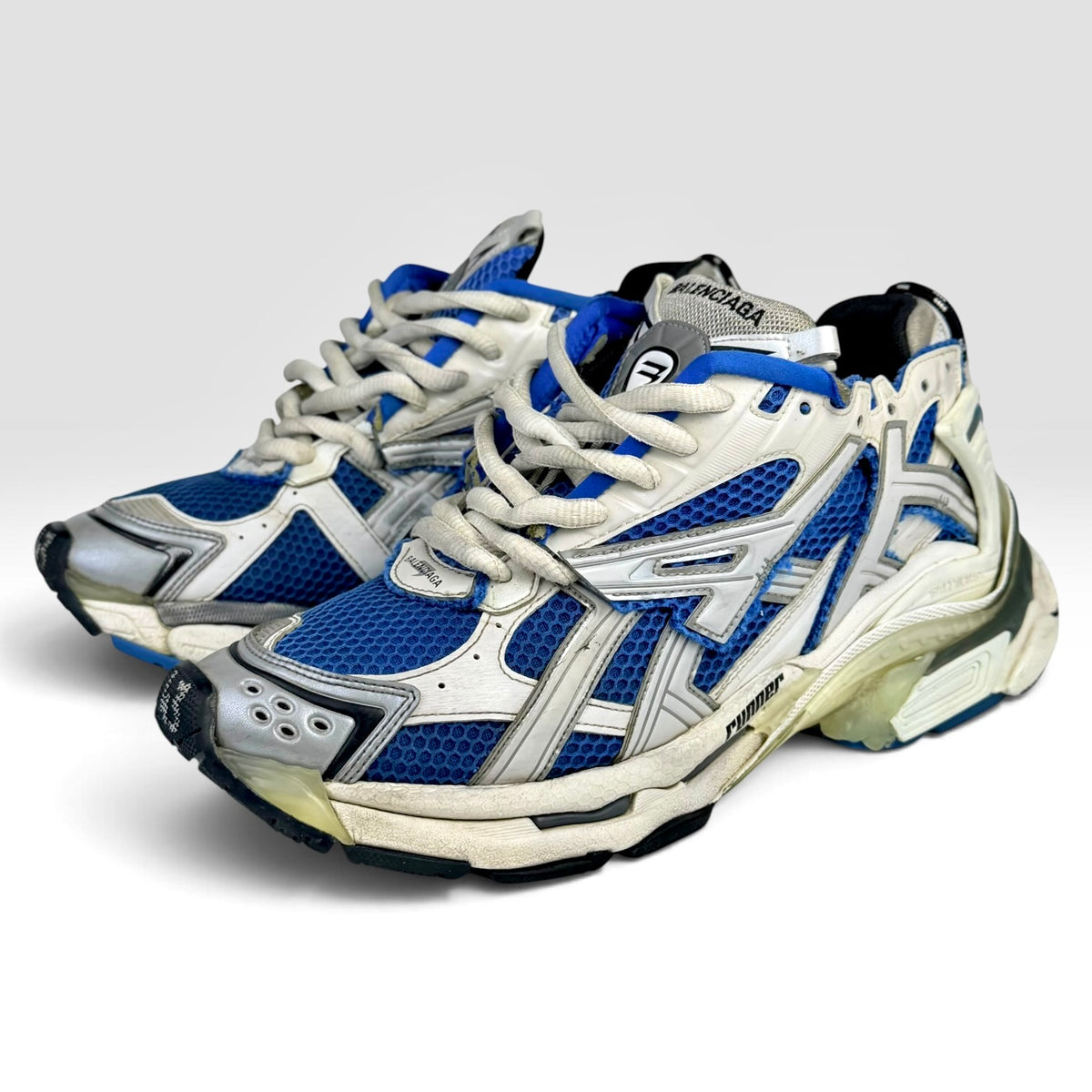 Balenciaga Runner Blue/White Sneakers