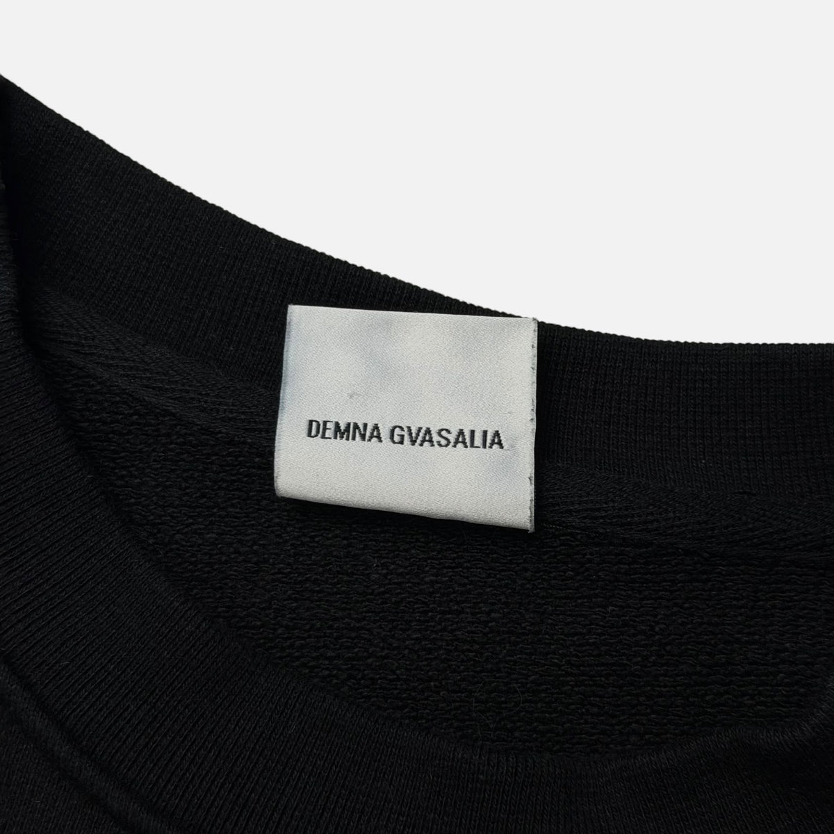Vetements SS16 Champion Logo Crewneck Black