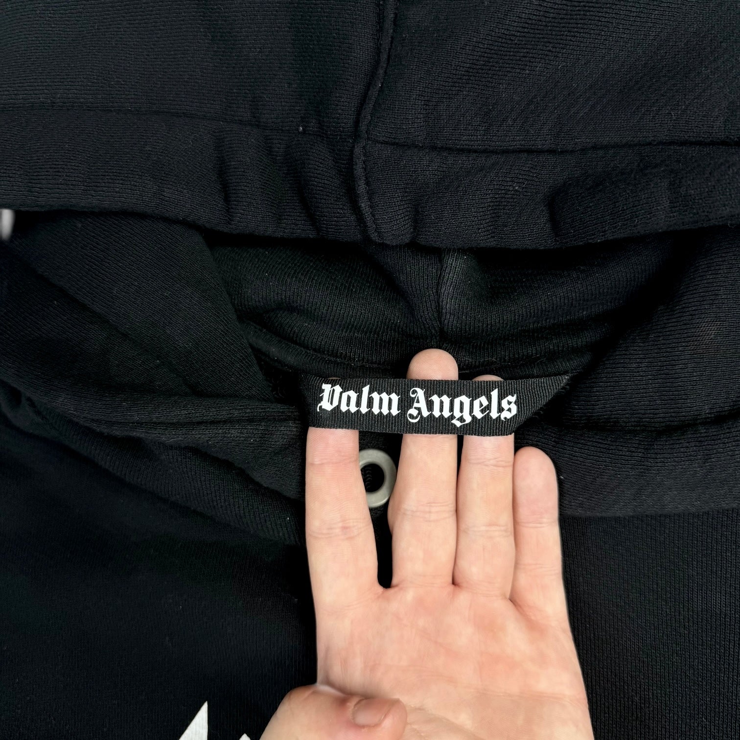 Palm Angels Curved Logo Hoodie