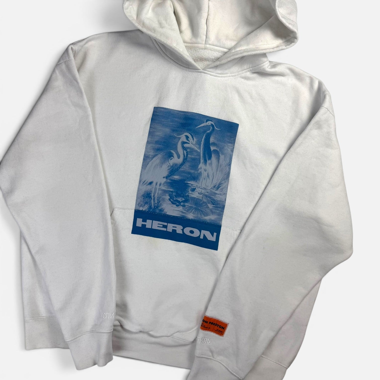 Heron Preston Halo Hoodie White