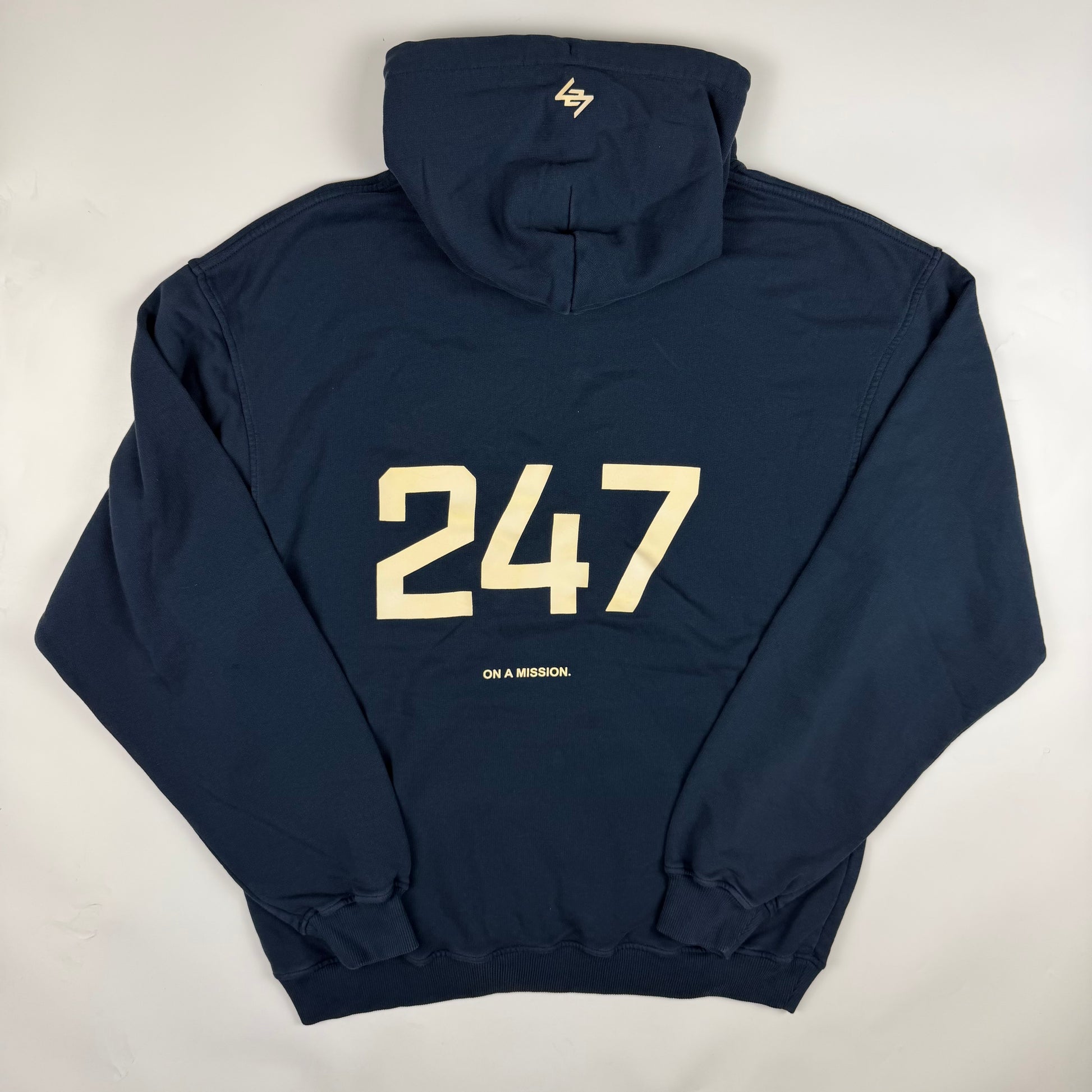 Represent 247 Navy Hoodie