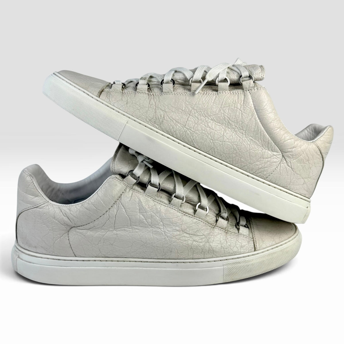 Balenciaga Arena Low White Leather
