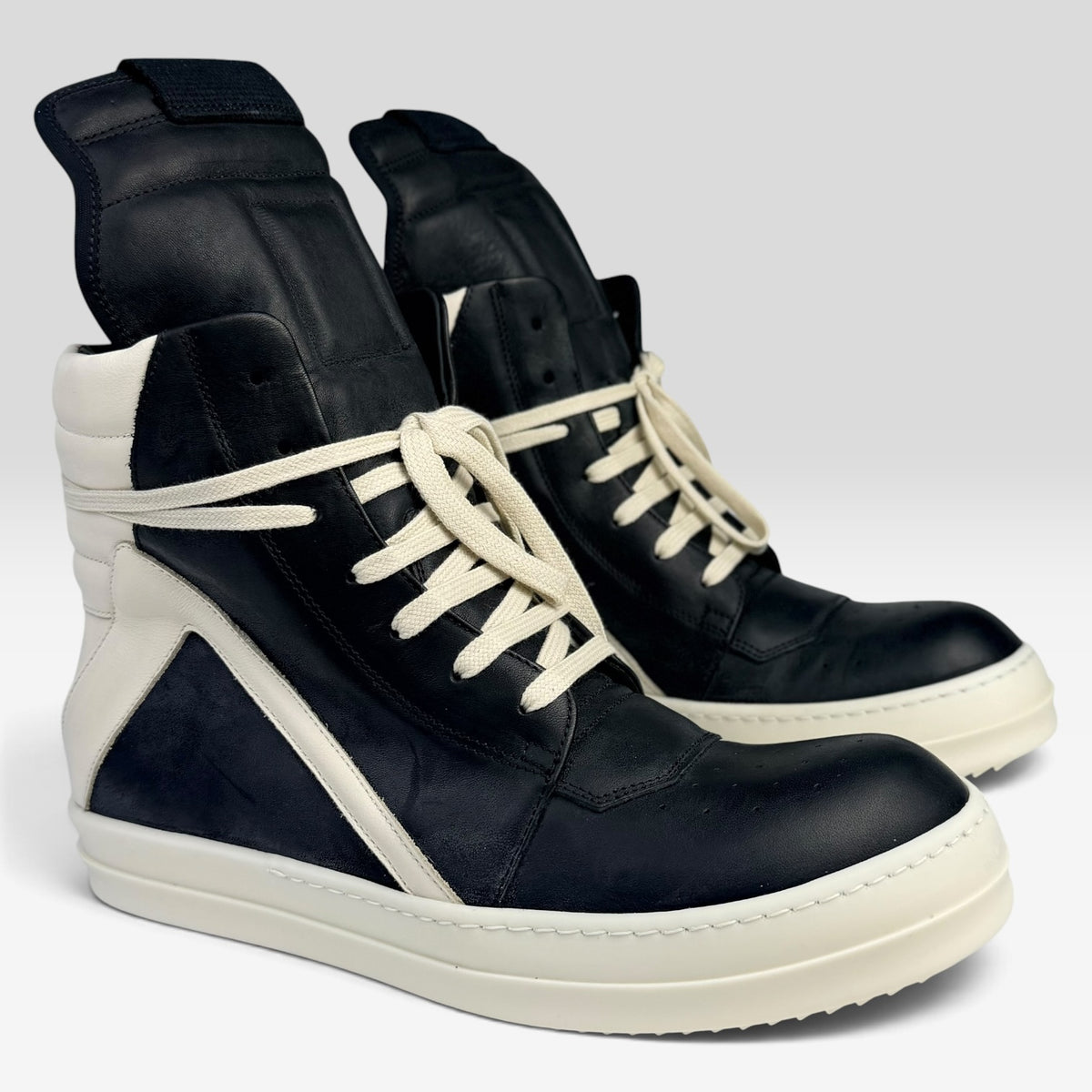 Rick Owens Geobasket Black/Milk