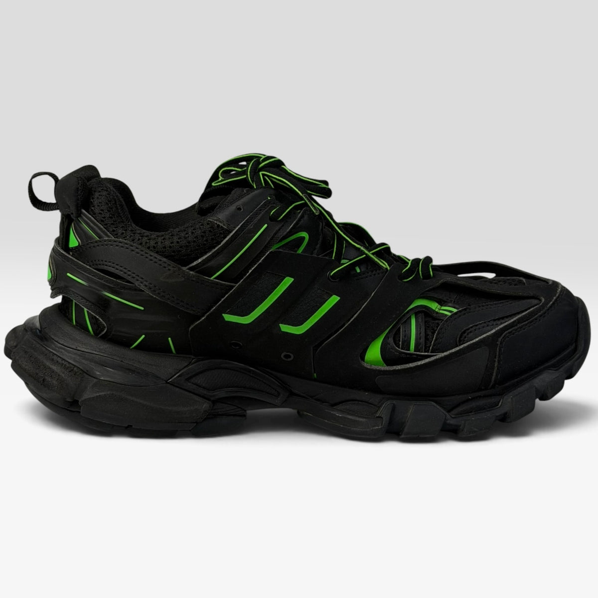 Balenciaga Track Black/Green Sneakers