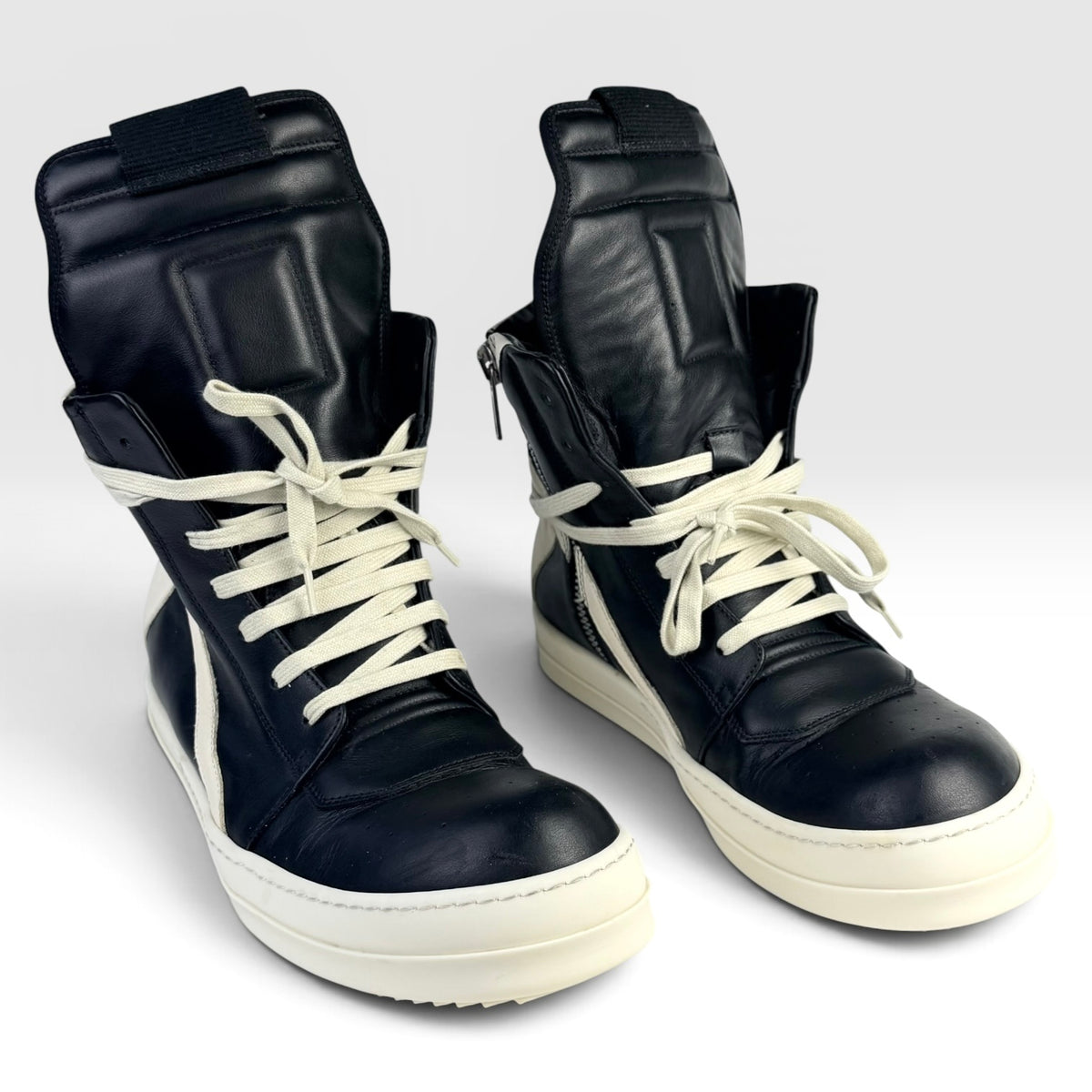 Rick Owens Geobasket Black/Milk