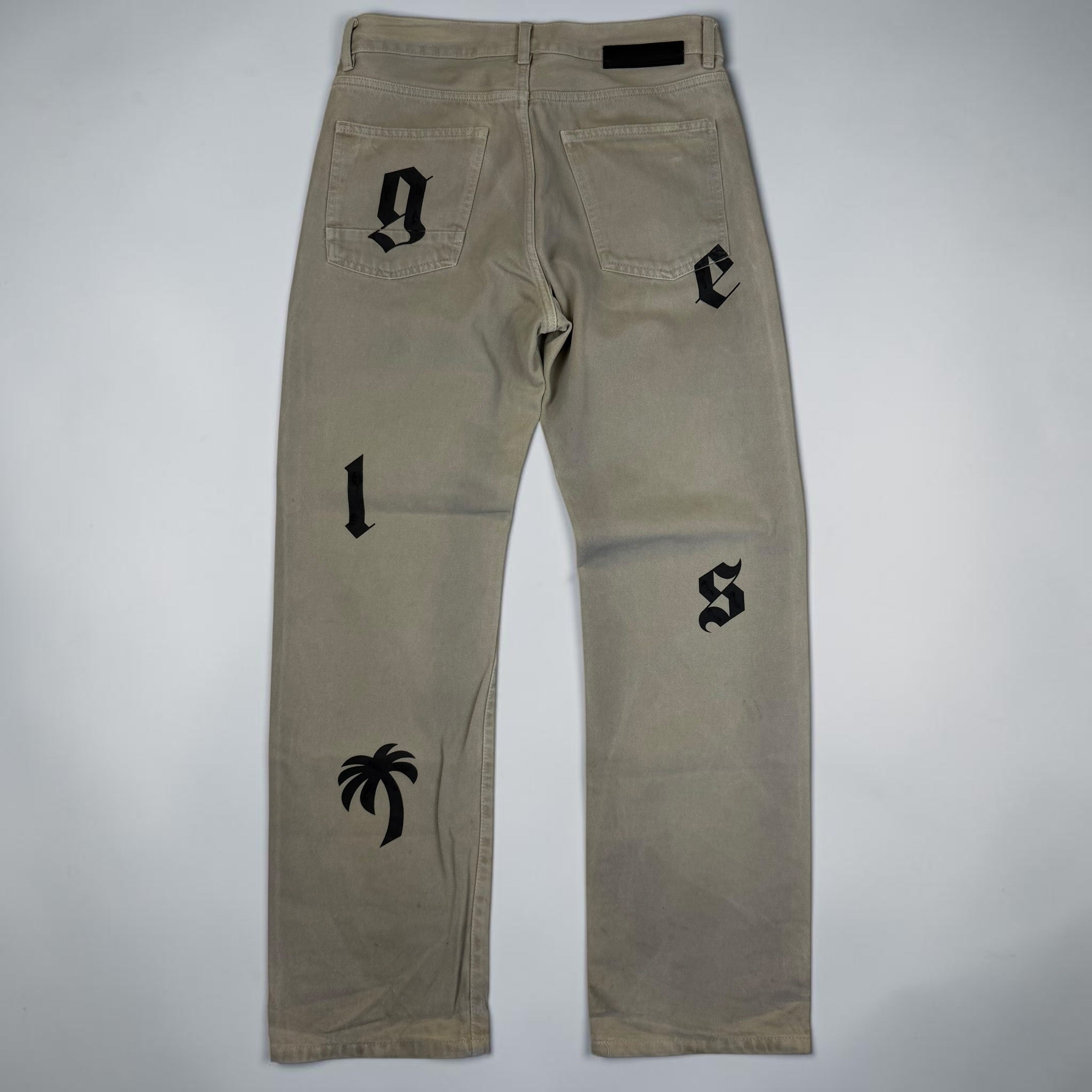 Palm Angels Logo-Patch Jeans