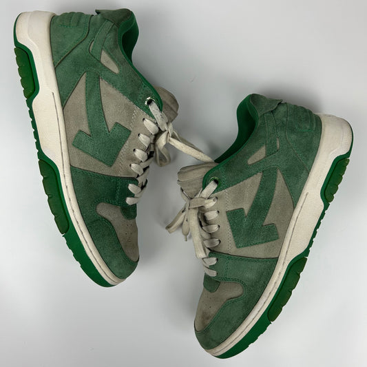 Off-White Out Of Office Suede Green