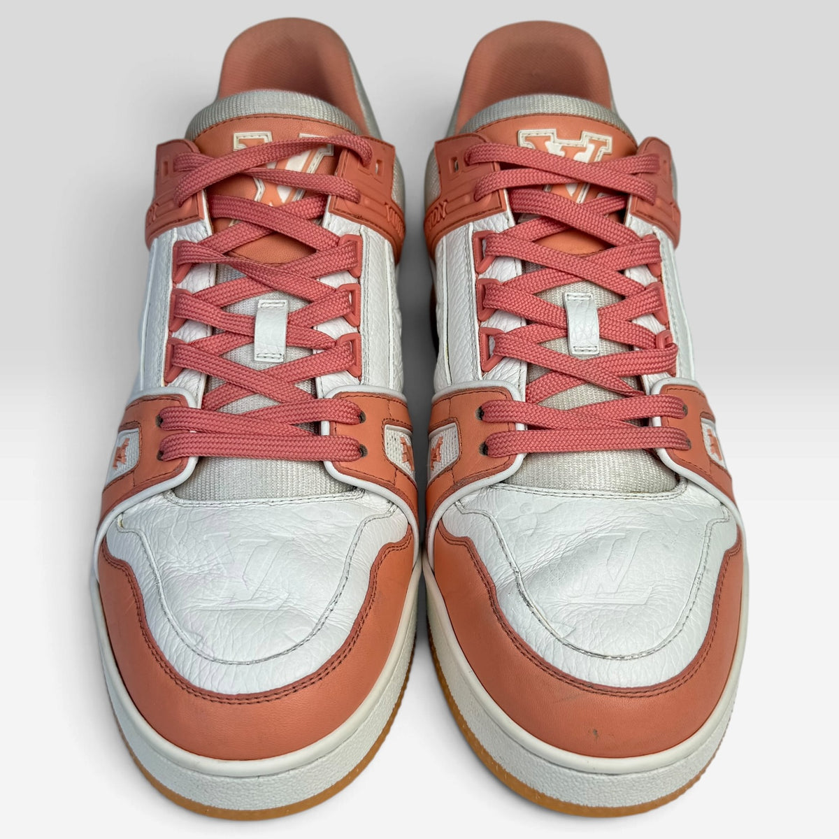 Louis Vuitton LV Trainer Peach/White