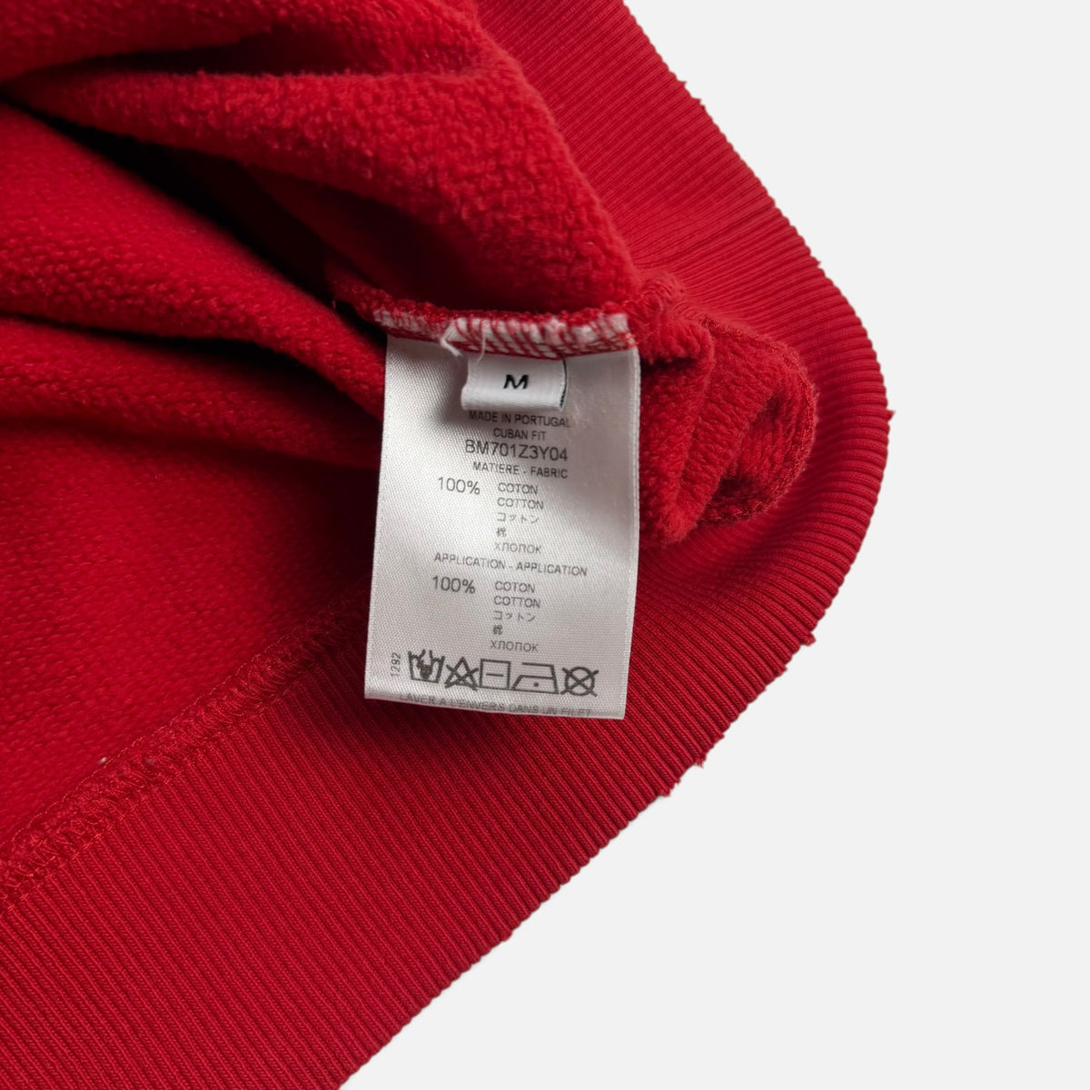 Givenchy Distressed Box Logo Patch Hoodie Red