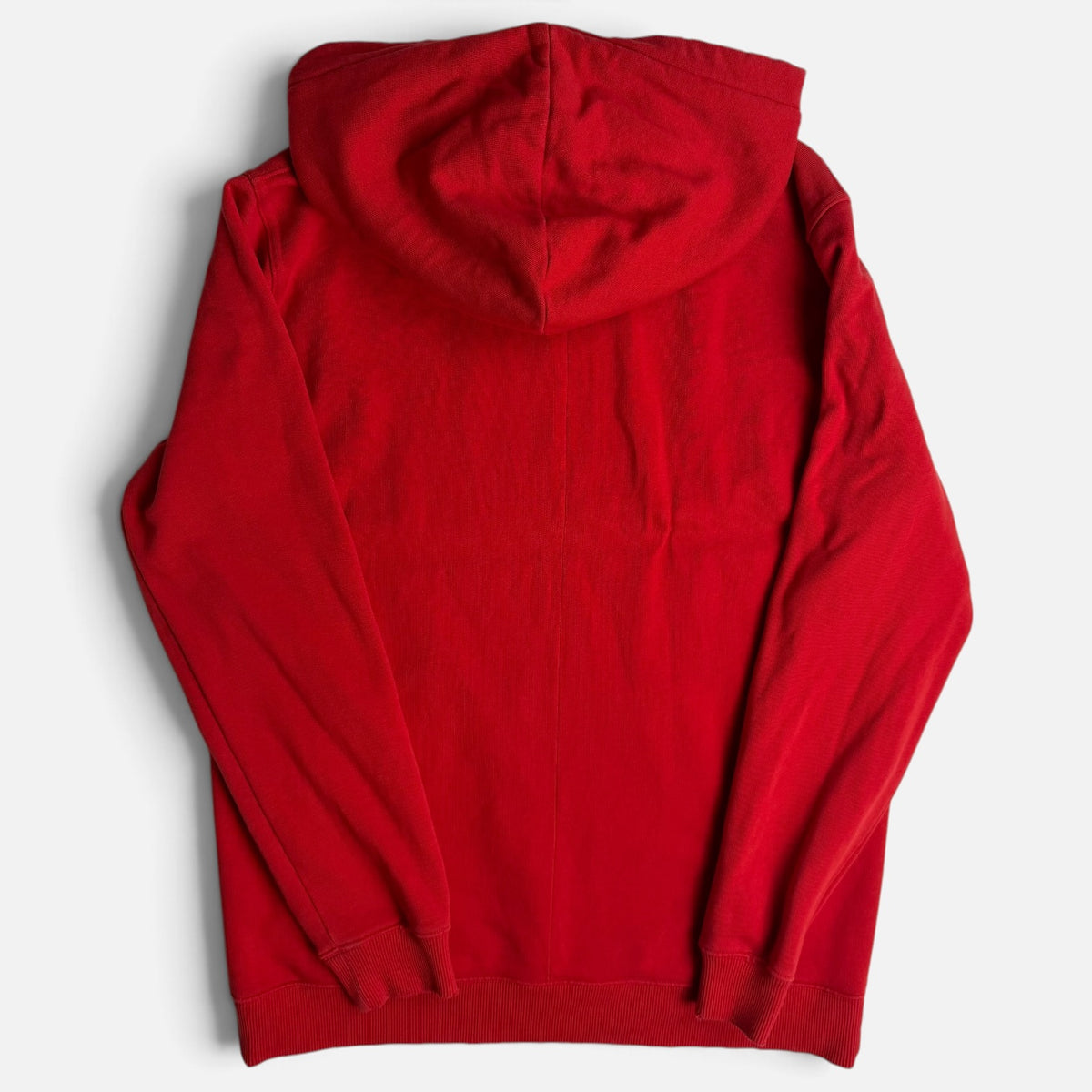 Givenchy Distressed Box Logo Patch Hoodie Red