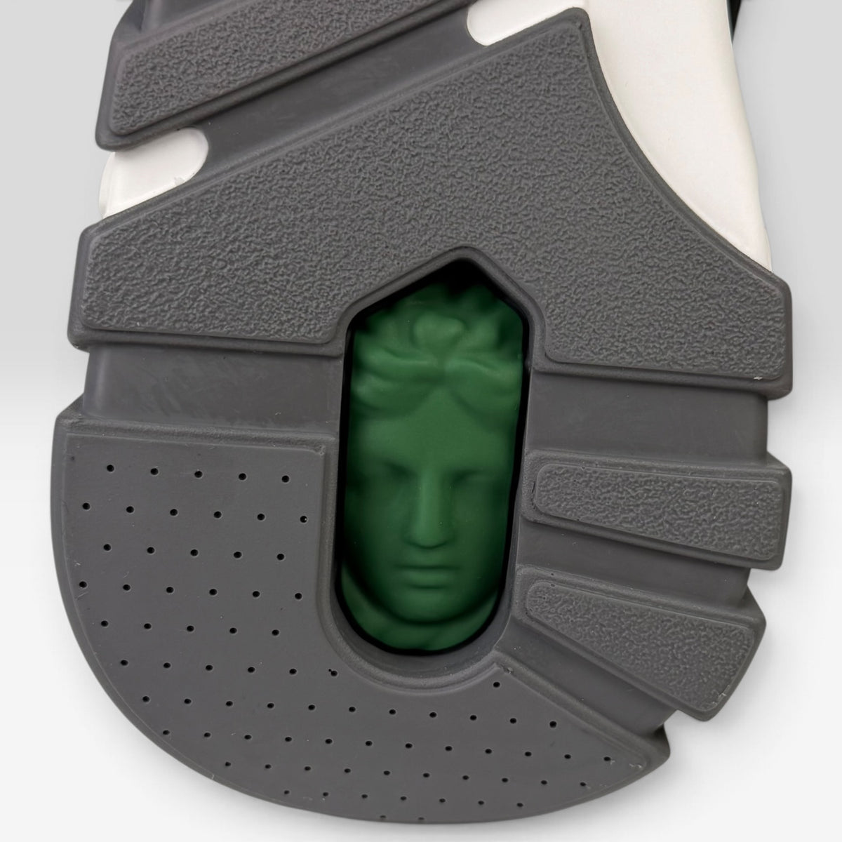Versace Squalo Black Leather Neoprene