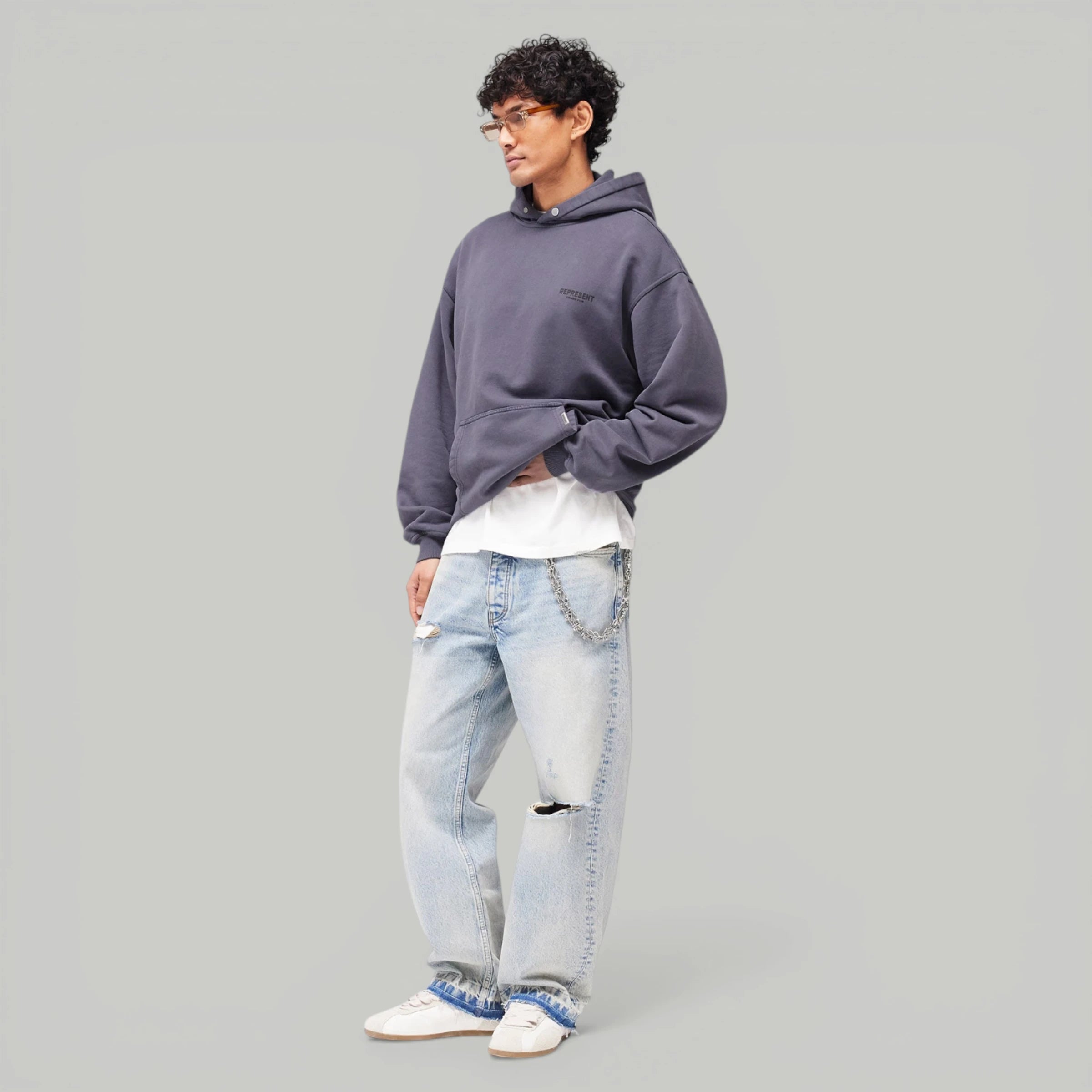 Represent Storm Purple Hoodie