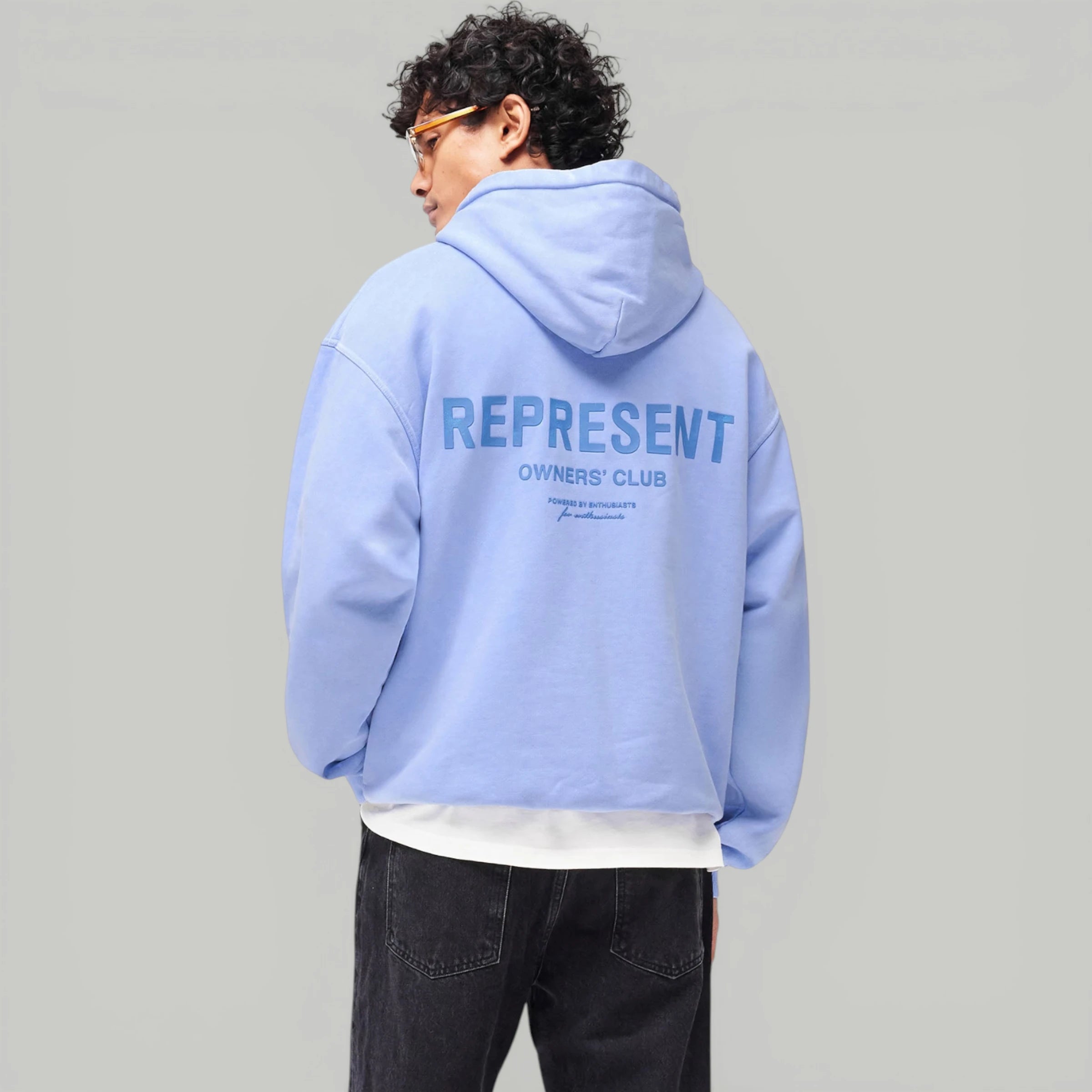 Represent Vista Blue Hoodie