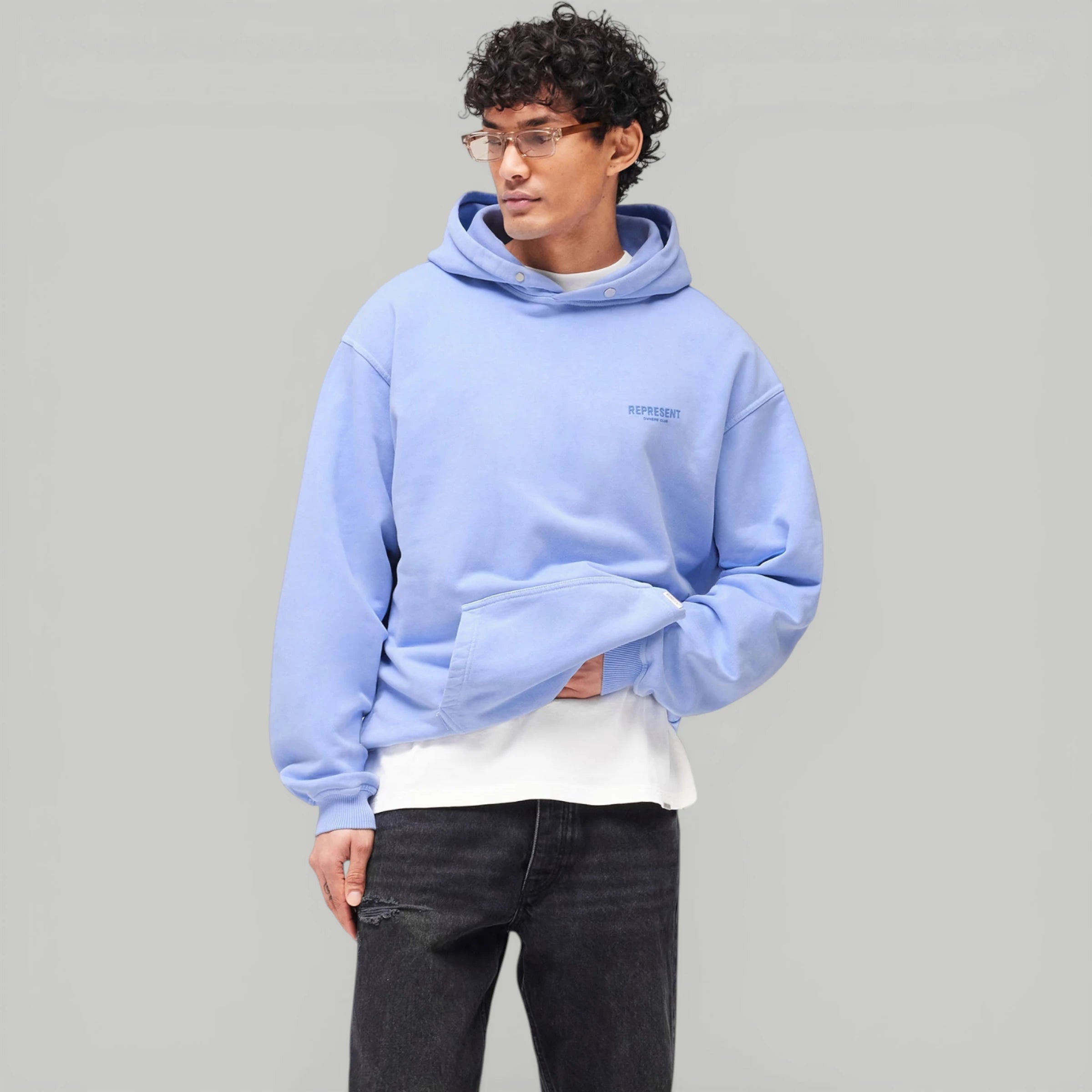Represent Vista Blue Hoodie