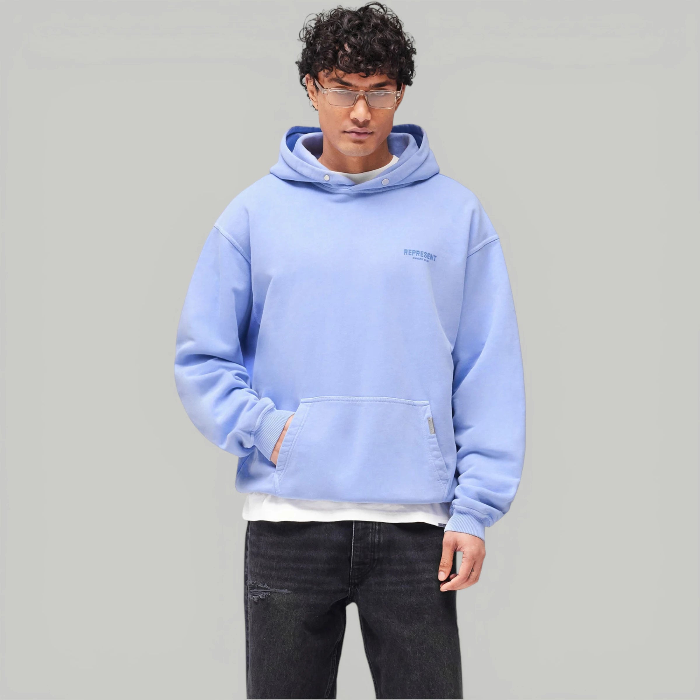 Represent Vista Blue Hoodie