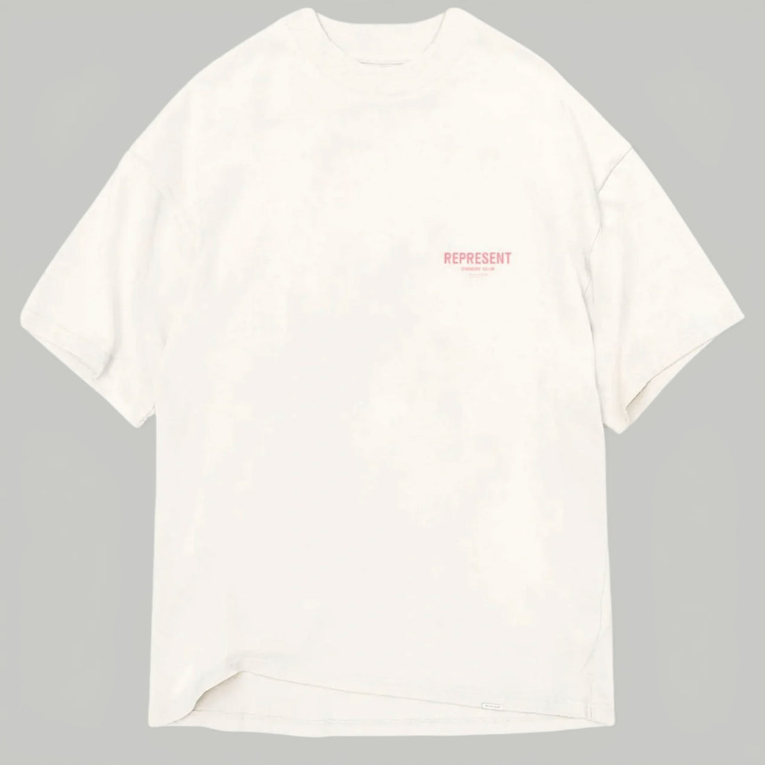 Represent White Bubblegum Pink T-shirt