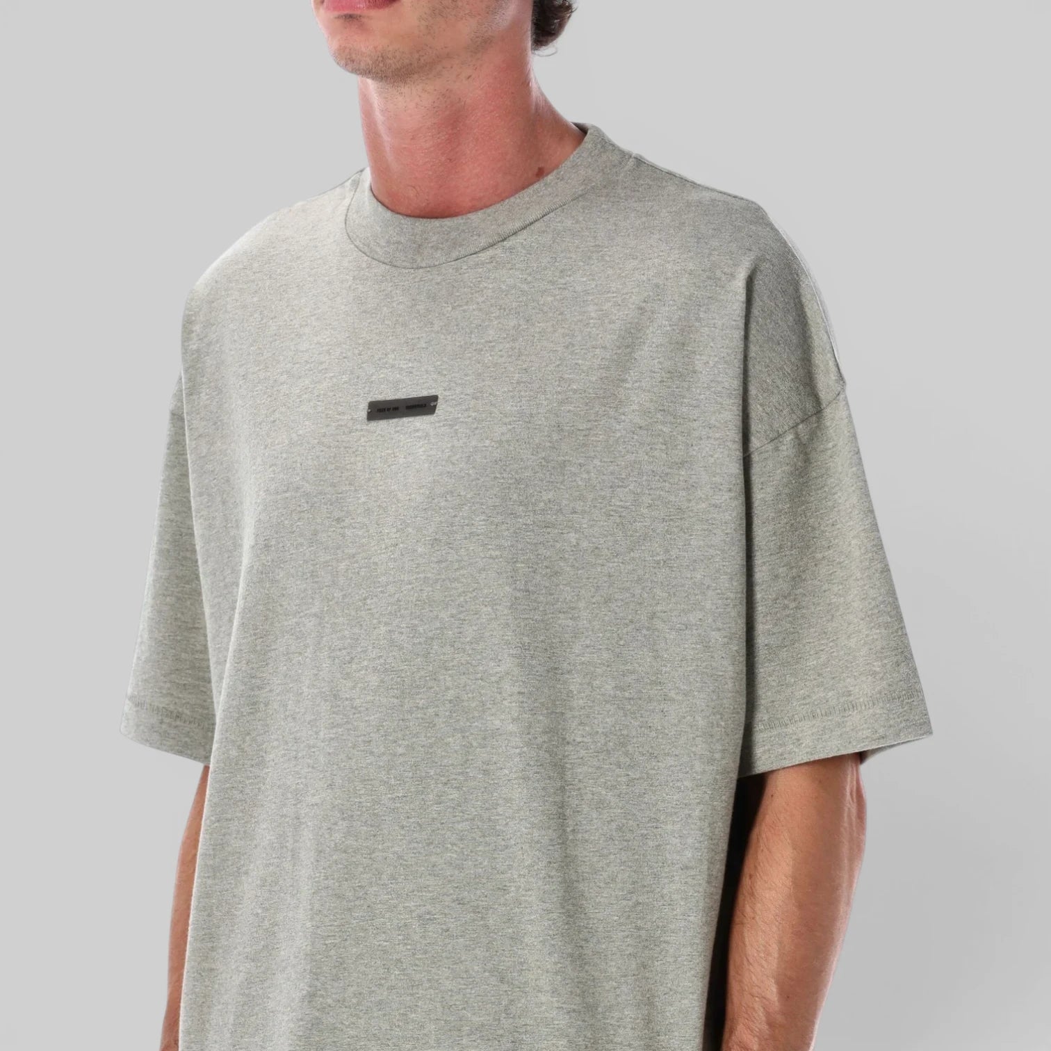 Tricou Essentials Fear Of God "Concrete Heather"