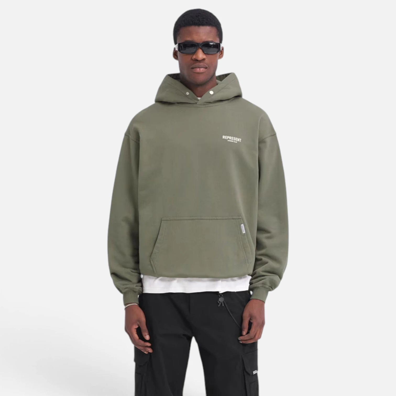 Represent Owner's Club Olive Green Hoodie