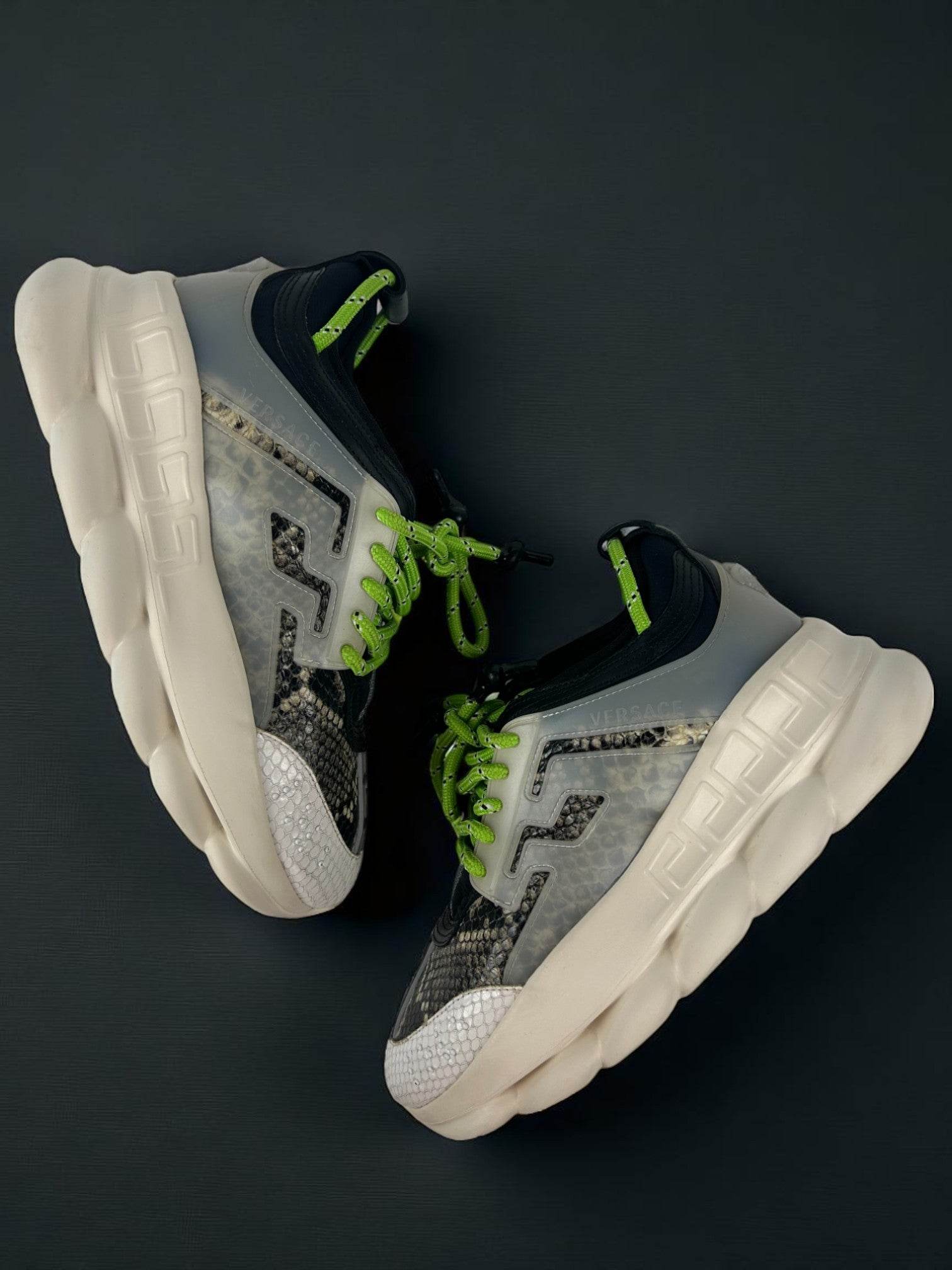 Versace Chain Reaction Multicolor Snakeskin - V STEALS