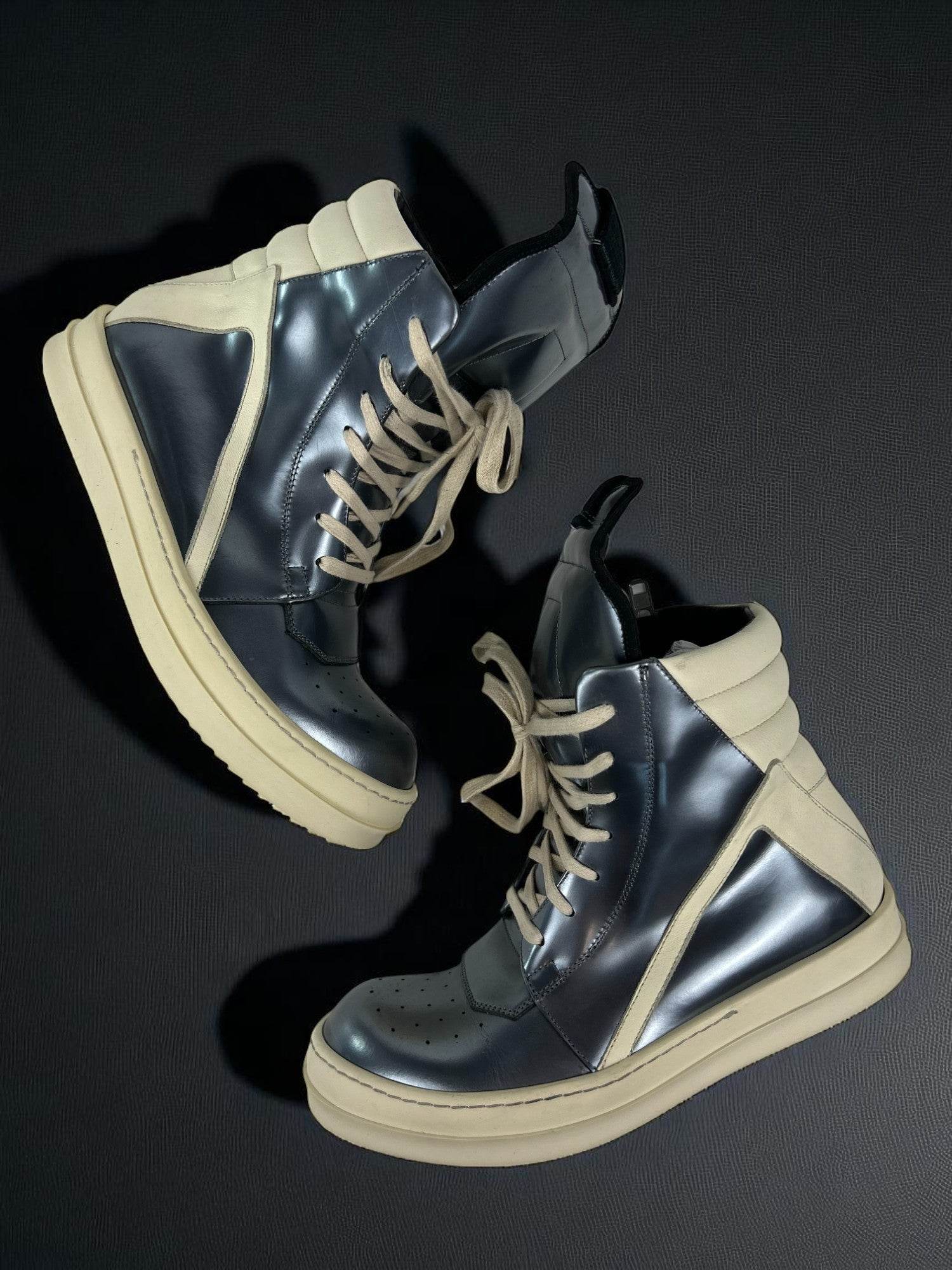 Rick Owens Geobasket SS15 Faun Silver - V STEALS