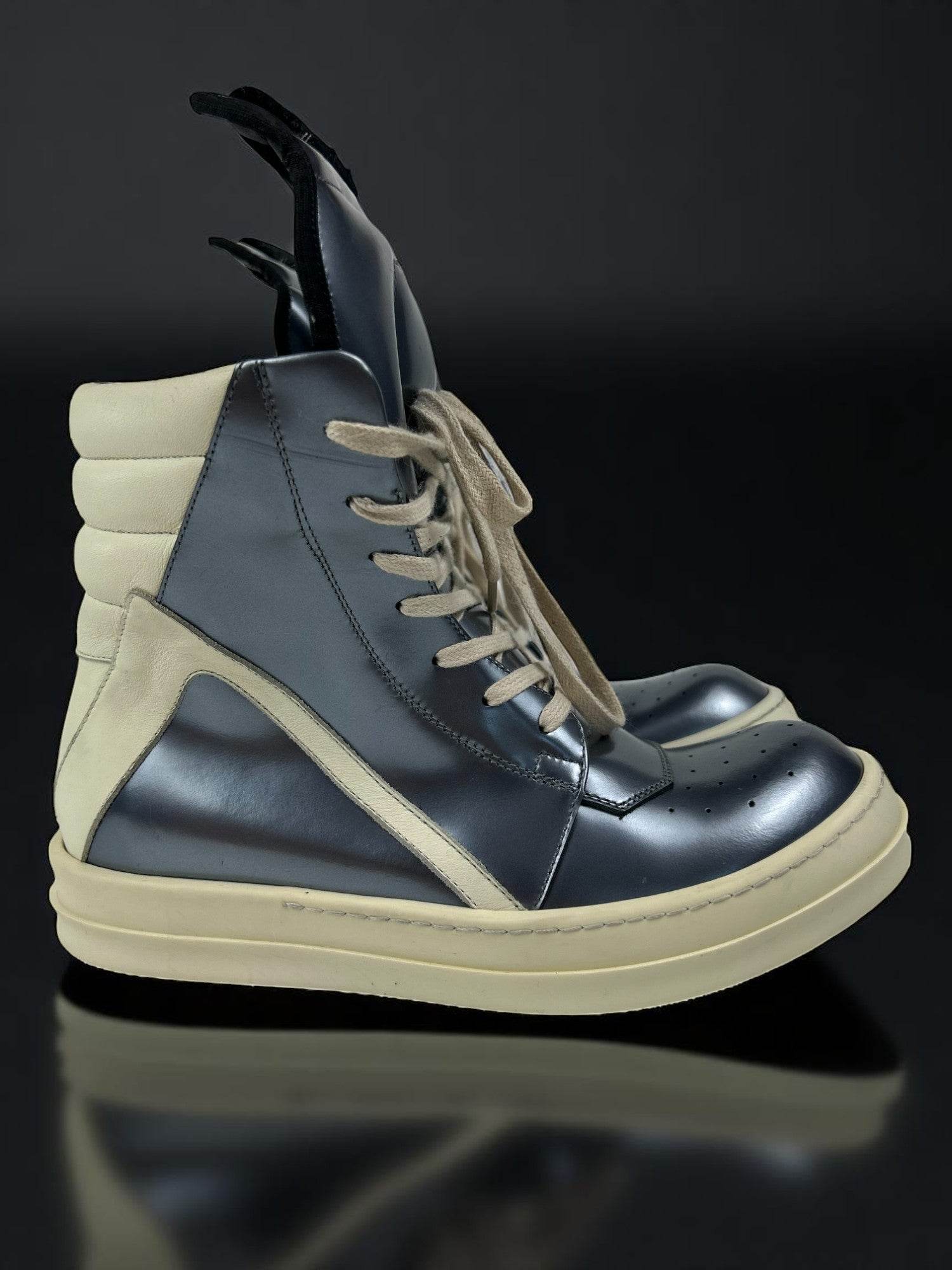 Rick Owens Geobasket SS15 Faun Silver - V STEALS