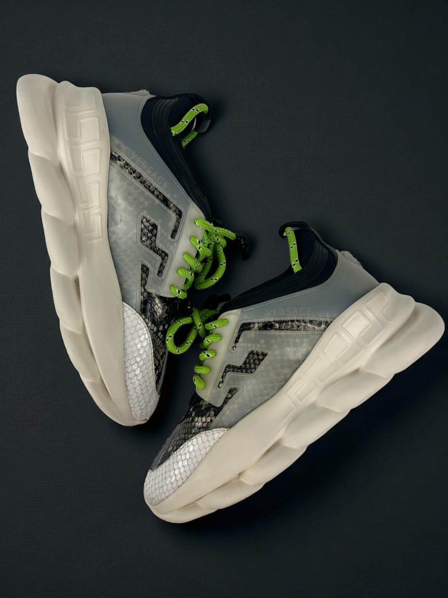 Versace Chain Reaction Multicolor Snakeskin - V STEALS