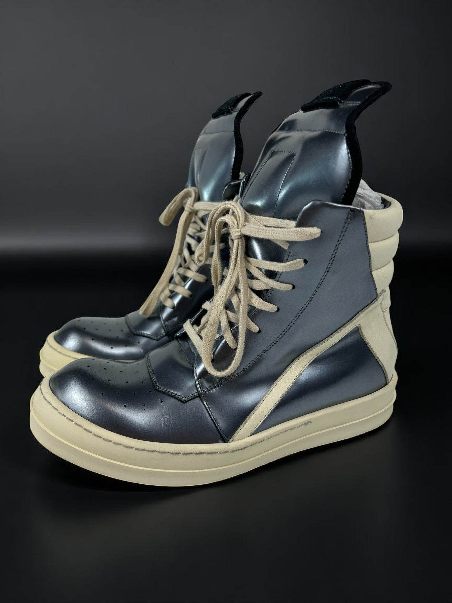 Rick Owens Geobasket SS15 Faun Silver - V STEALS