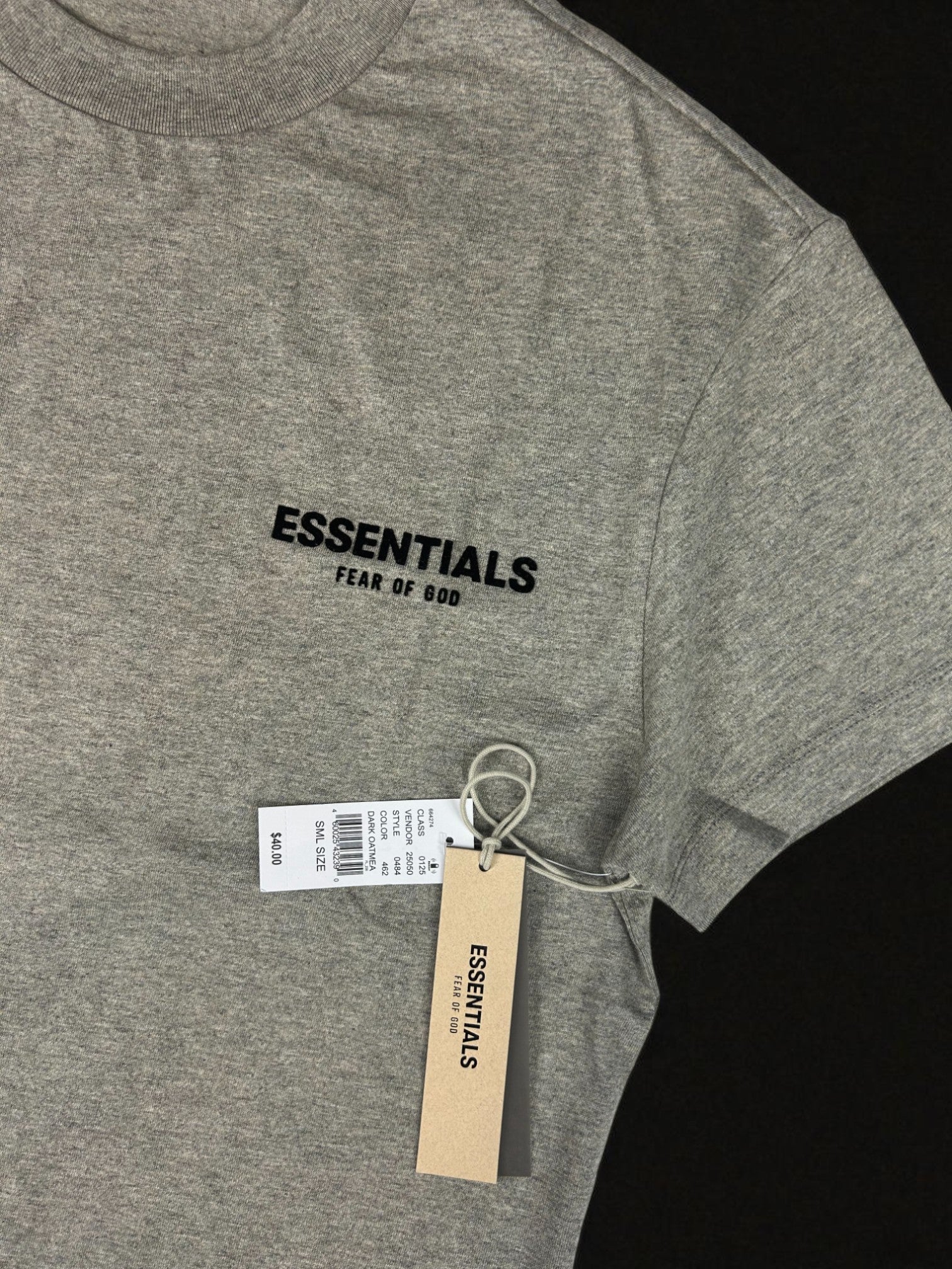 Tricou Essentials Fear of God "Dark Oatmeal"