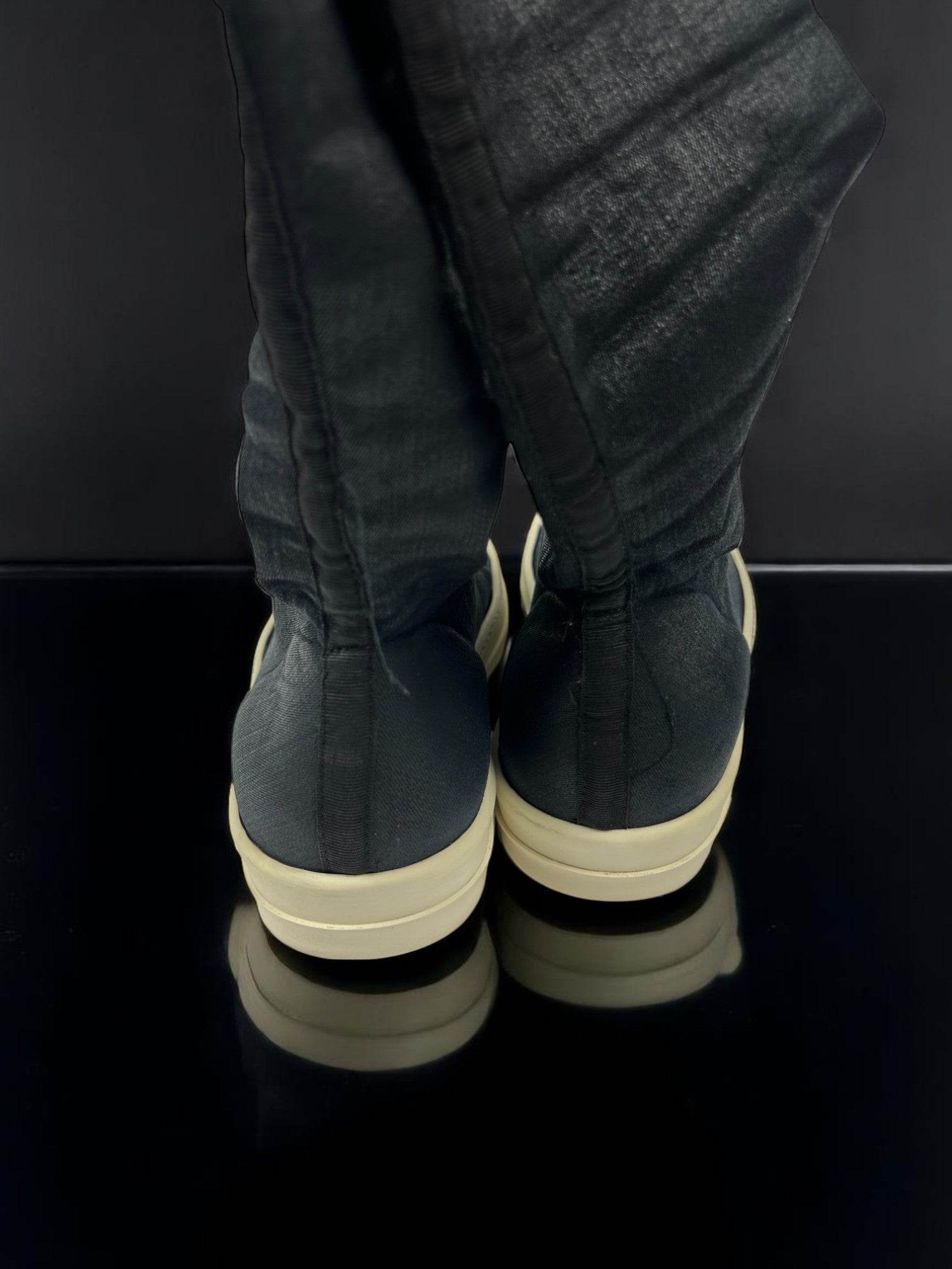 Rick Owens Sock Ramones Waxed Canvas - V STEALS