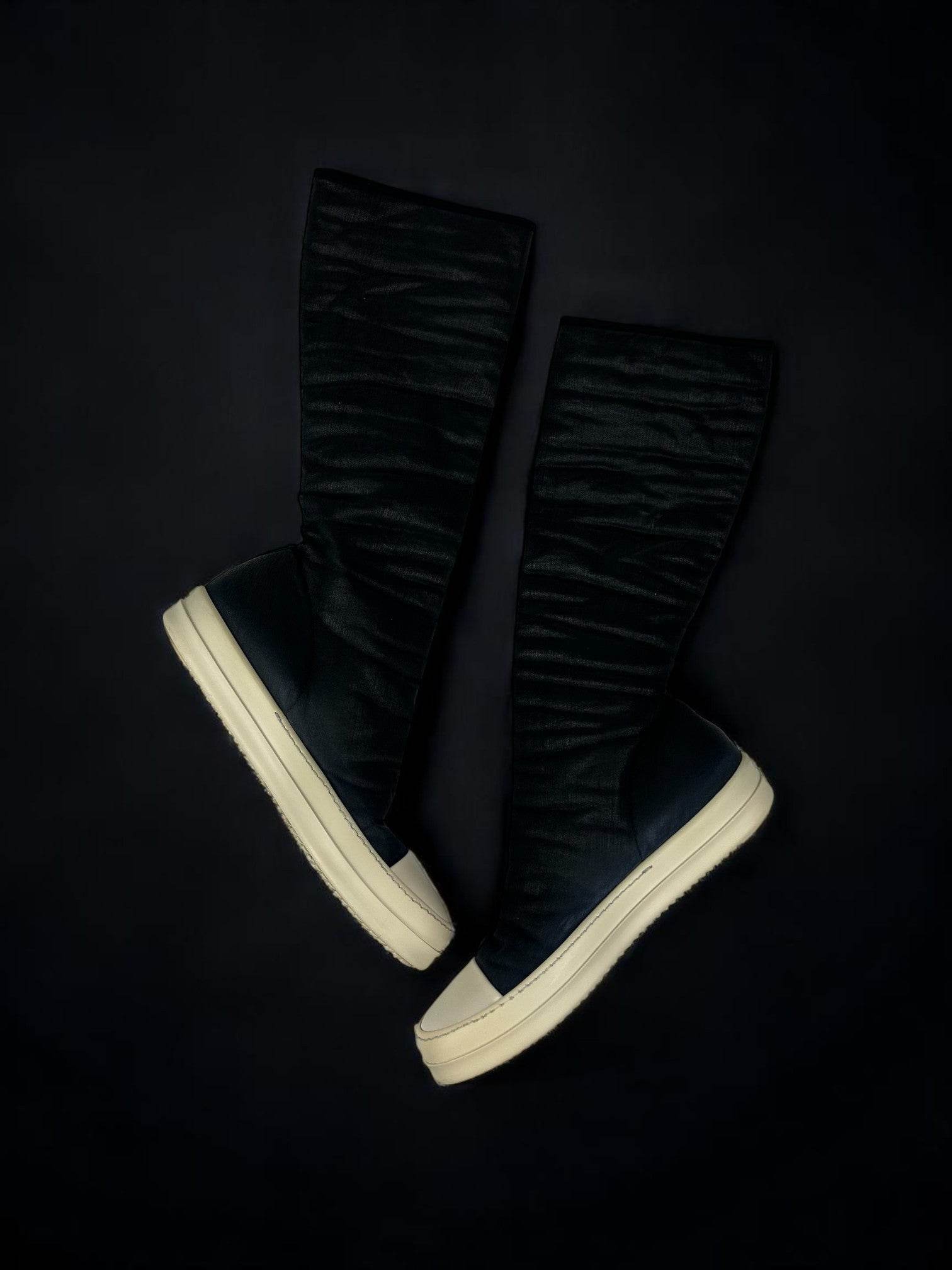 Rick Owens Sock Ramones Waxed Canvas - V STEALS