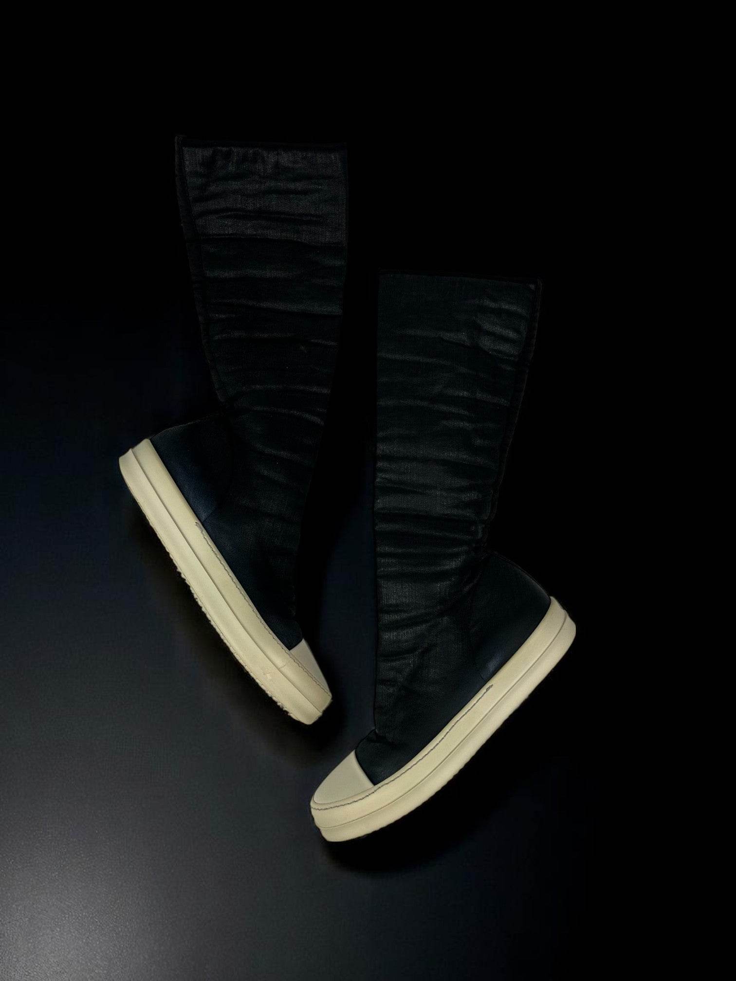 Rick Owens Sock Ramones Waxed Canvas - V STEALS