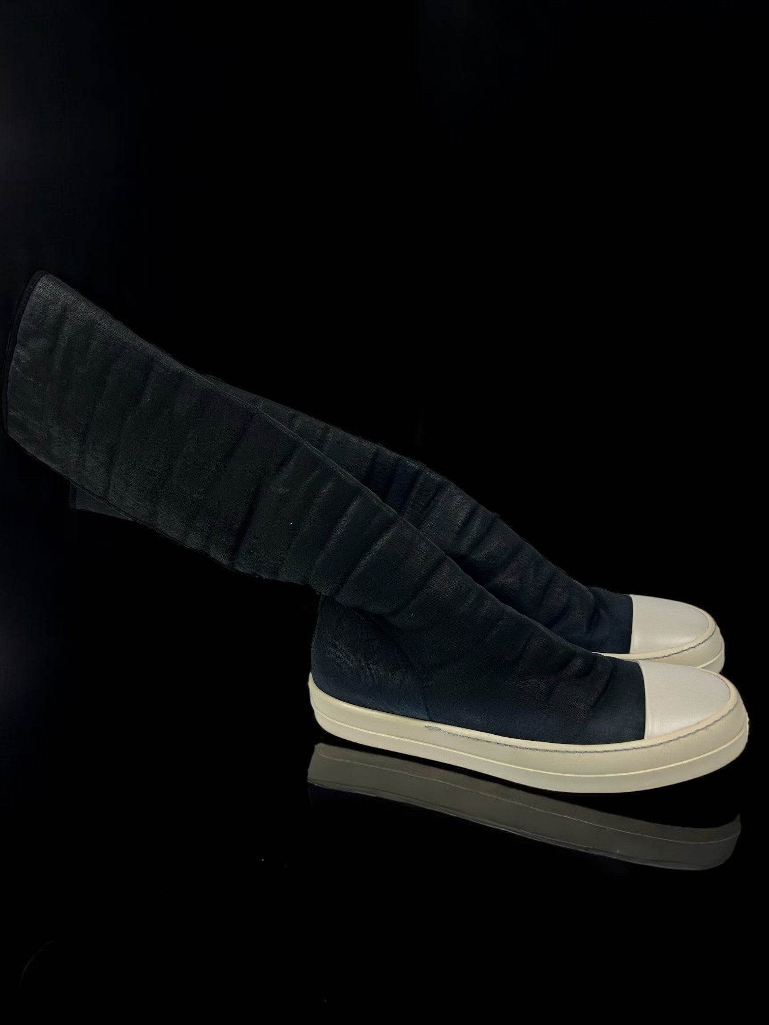 Rick Owens Sock Ramones Waxed Canvas - V STEALS