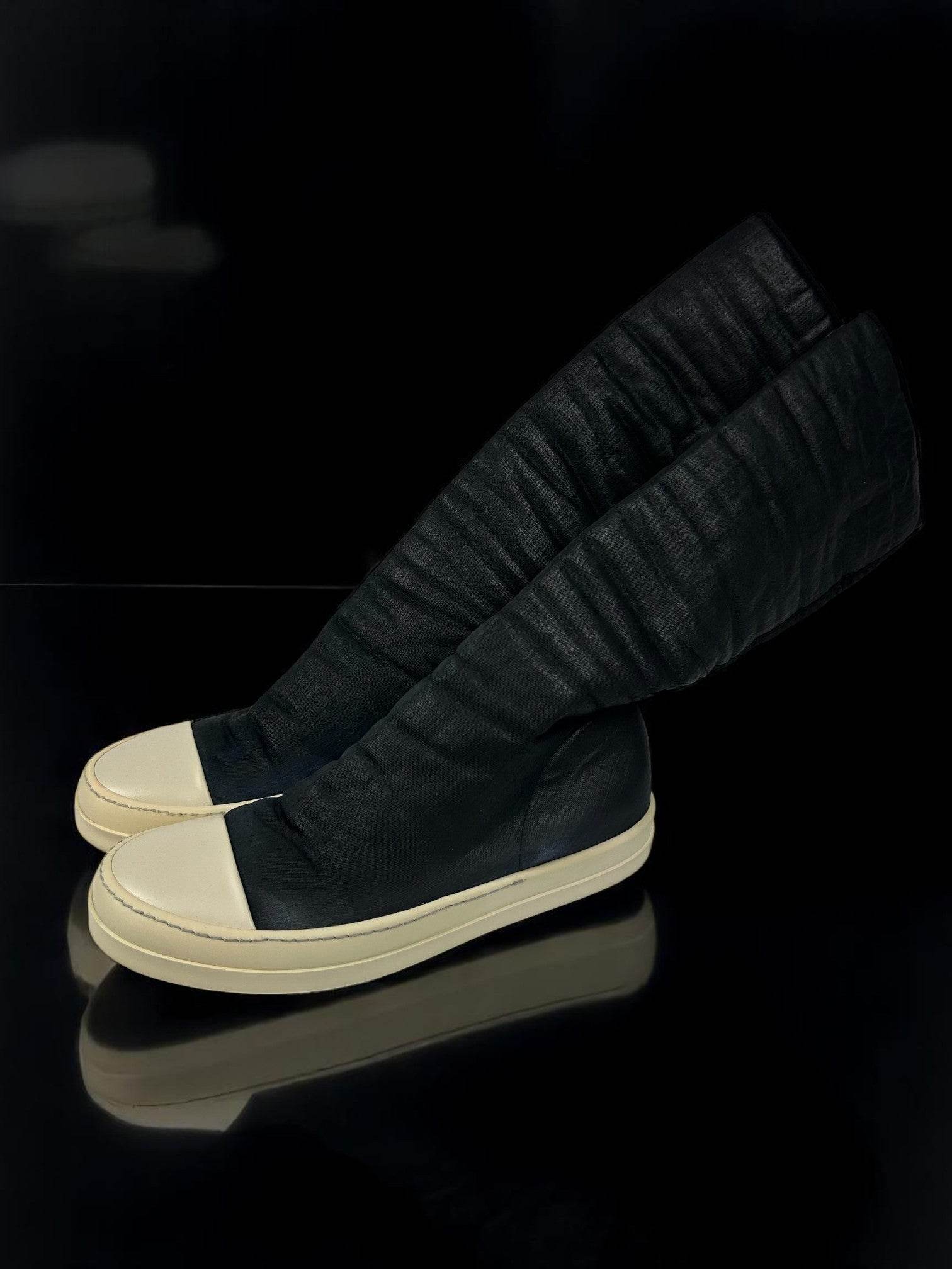 Rick Owens Sock Ramones Waxed Canvas - V STEALS