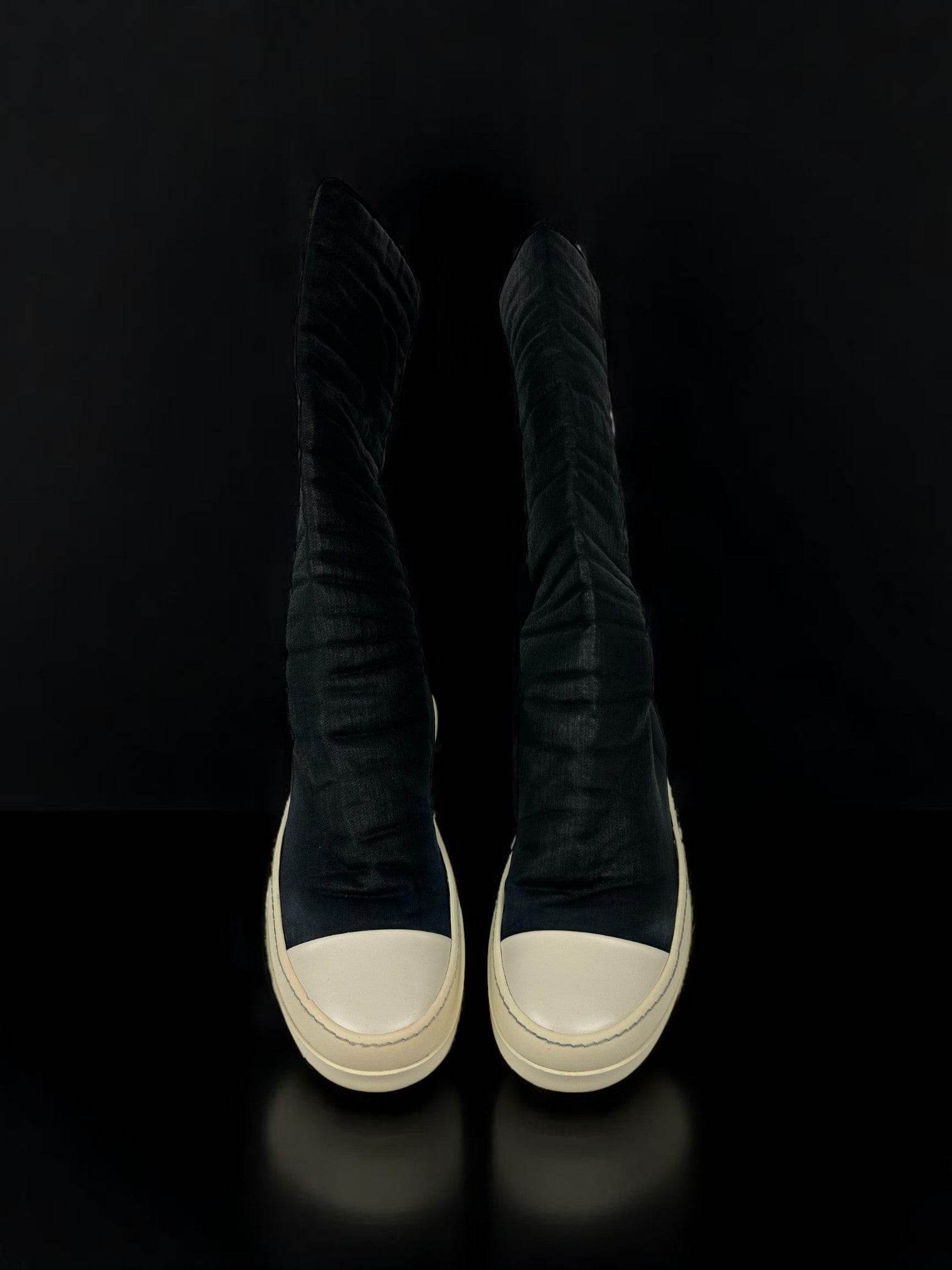 Rick Owens Sock Ramones Waxed Canvas - V STEALS