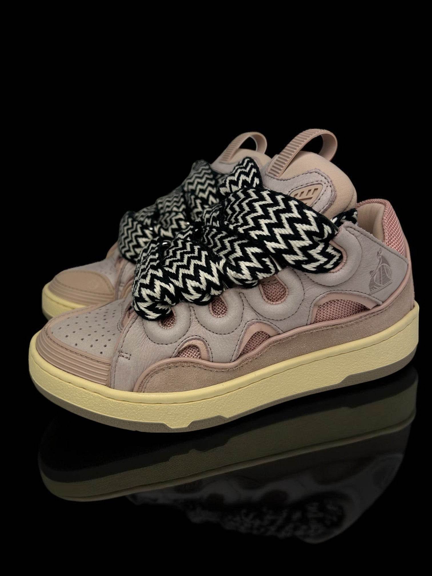 Lanvin Curb Pink Sneakers - V STEALS