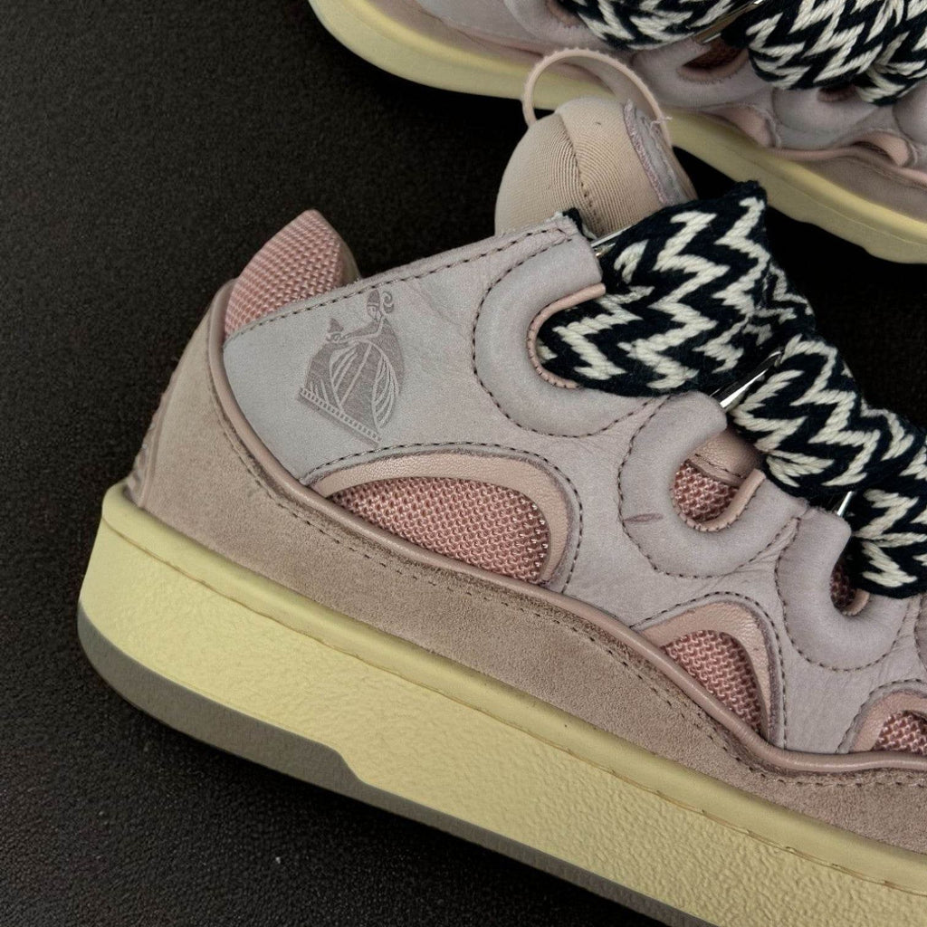 Lanvin Curb Pink Sneakers - V STEALS