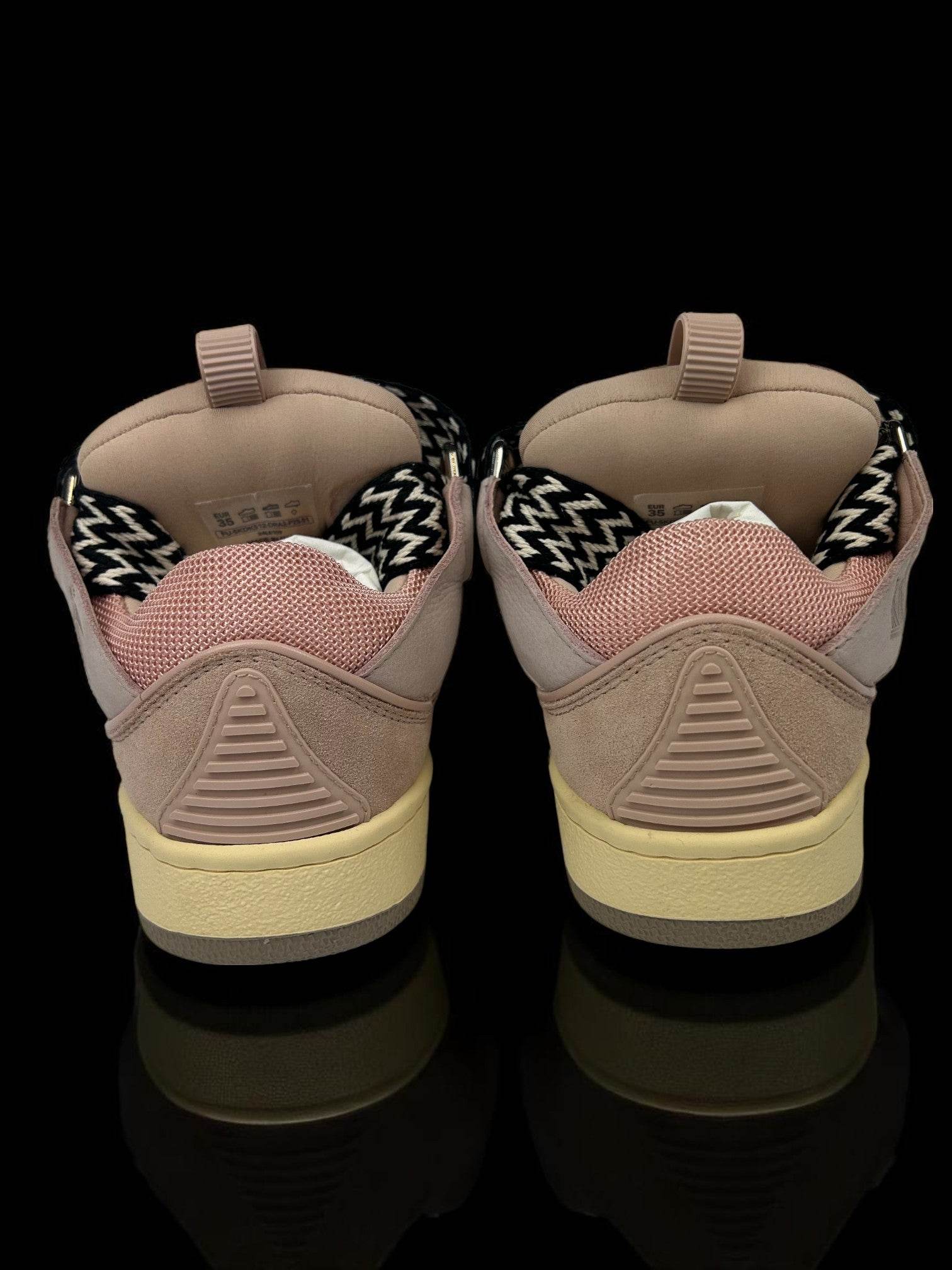 Lanvin Curb Pink Sneakers - V STEALS