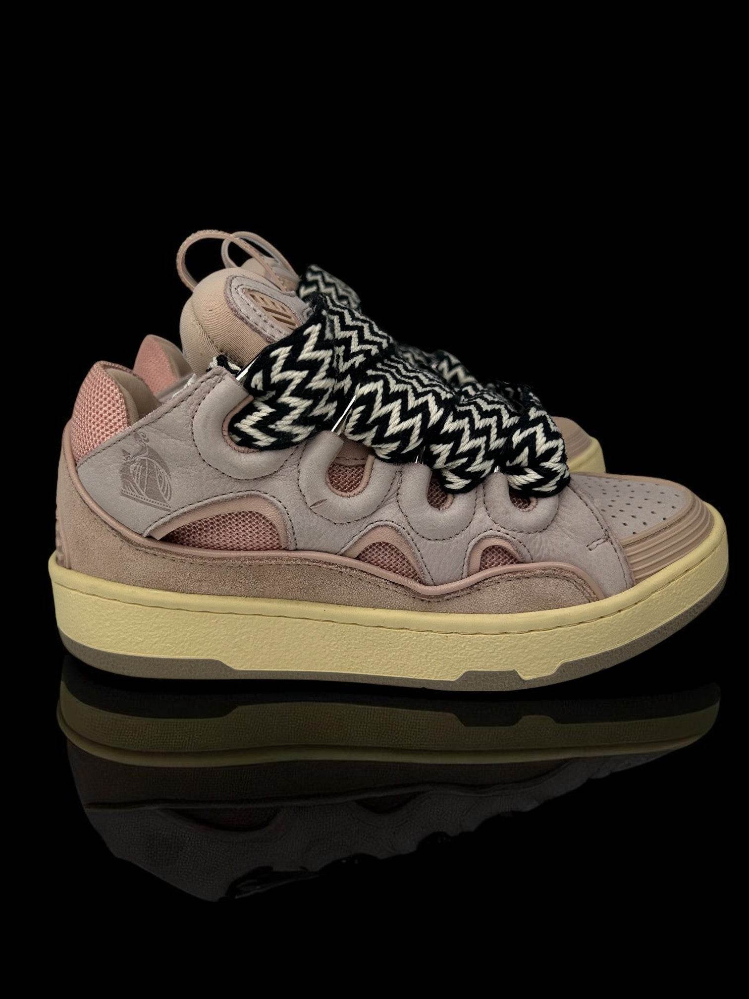 Lanvin Curb Pink Sneakers - V STEALS