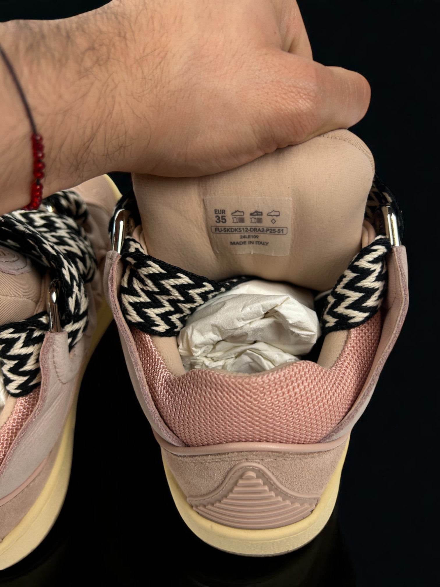 Lanvin Curb Pink Sneakers - V STEALS