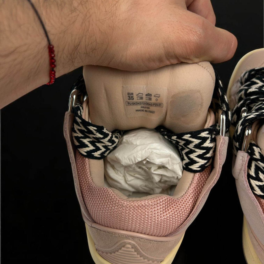 Lanvin Curb Pink Sneakers - V STEALS