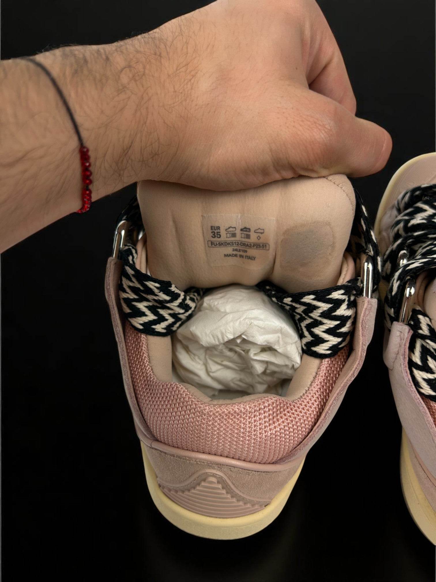 Lanvin Curb Pink Sneakers - V STEALS