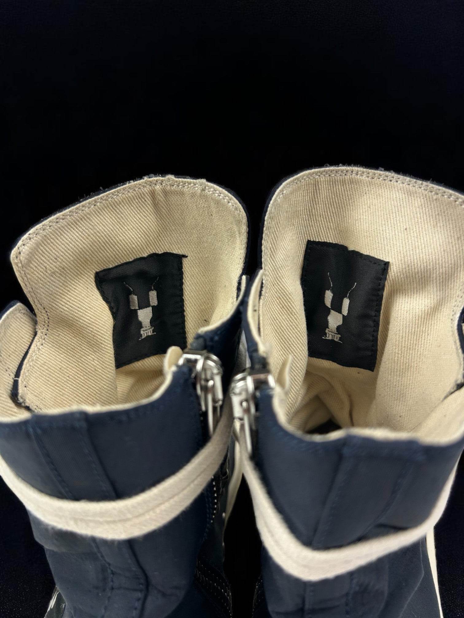 Rick Owens Ramones Hexagram High Navy - V STEALS