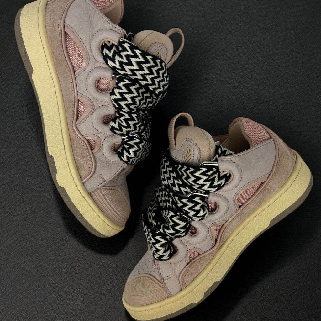 Lanvin Curb Pink Sneakers - V STEALS