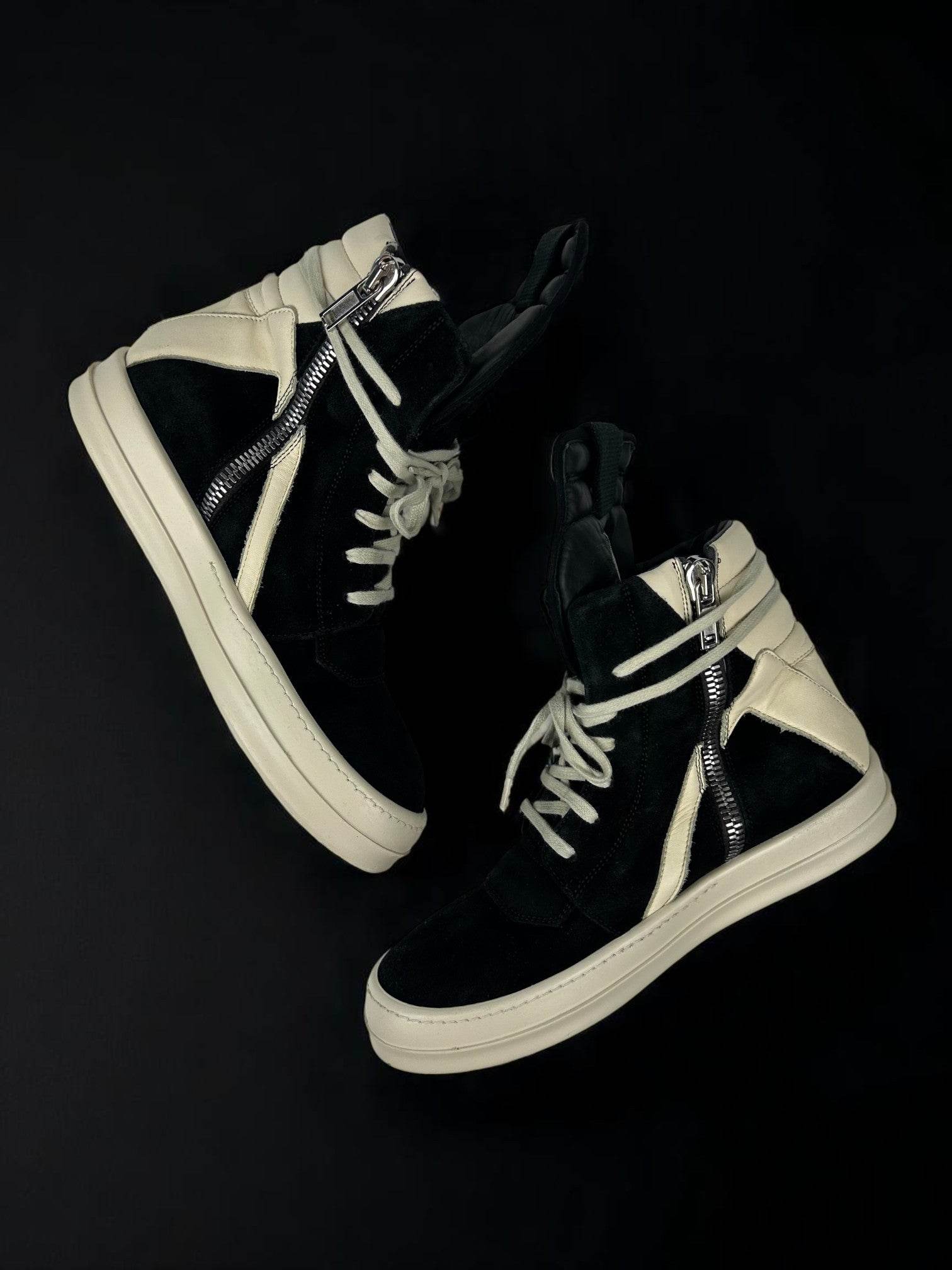 Rick Owens Geobasket Black Suede - V STEALS