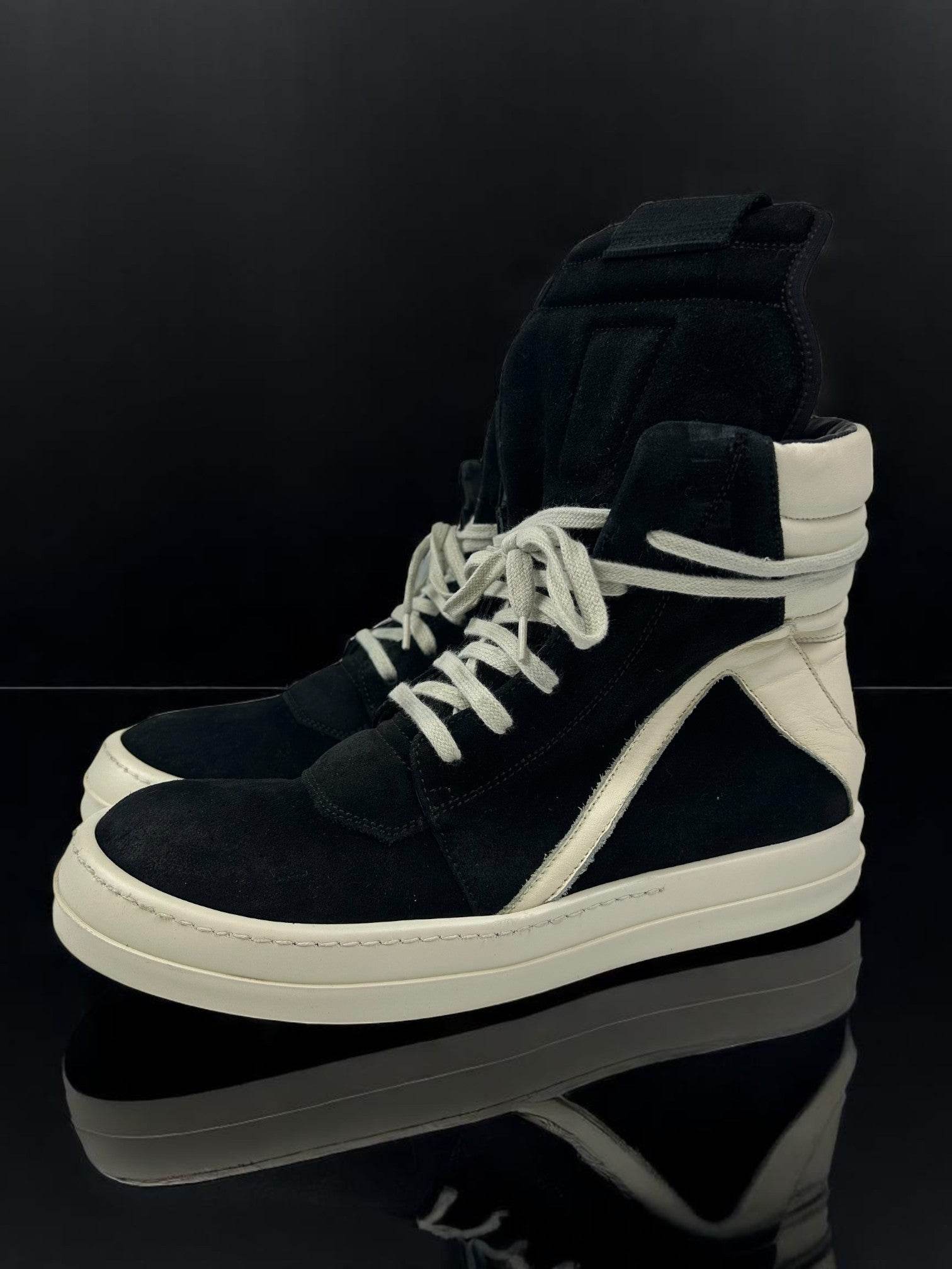 Rick Owens Geobasket Black Suede - V STEALS